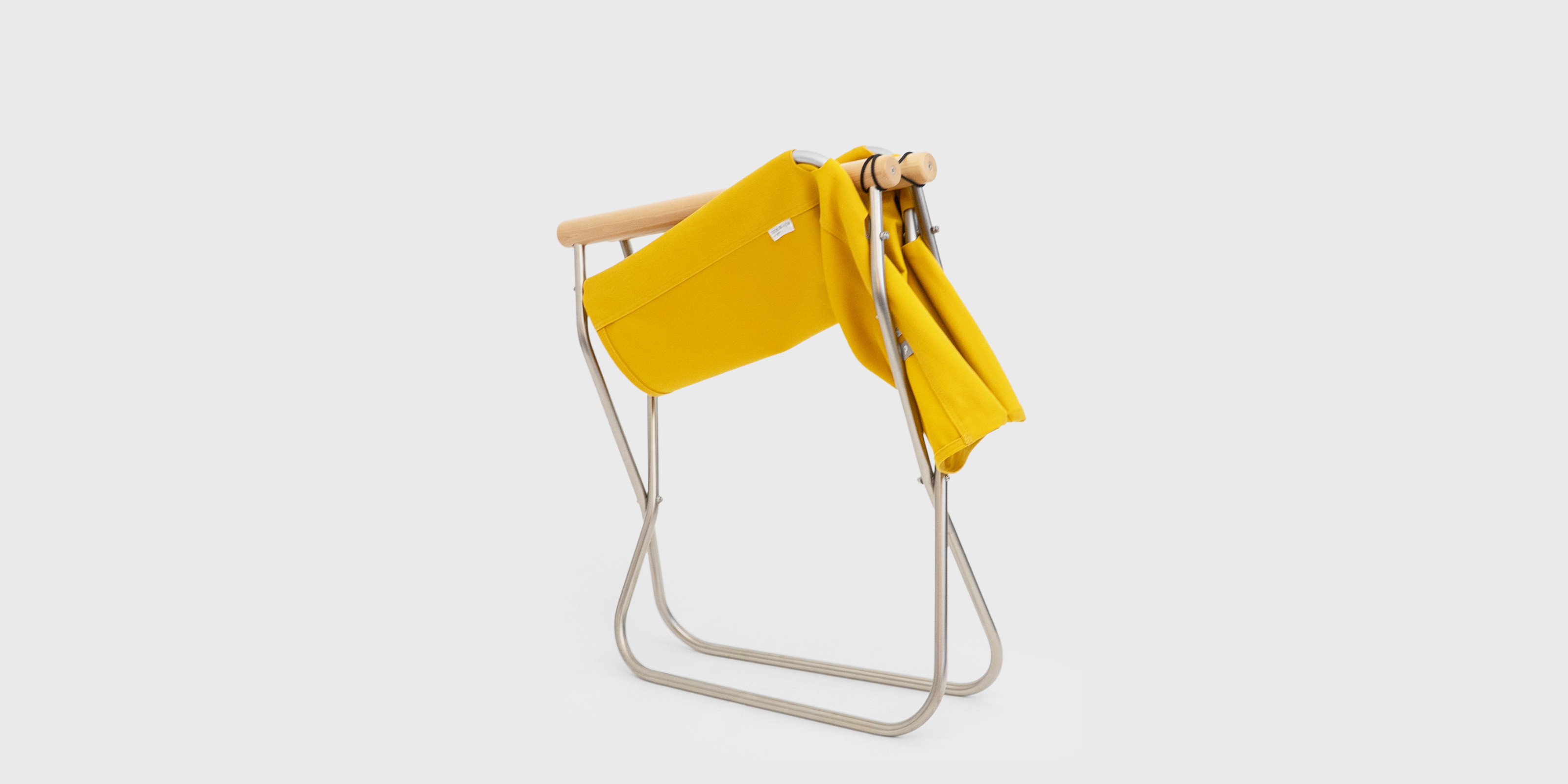 USビンテージチェア ニーチェアエックス80・ナチュラル × ヴィンテージイエロー