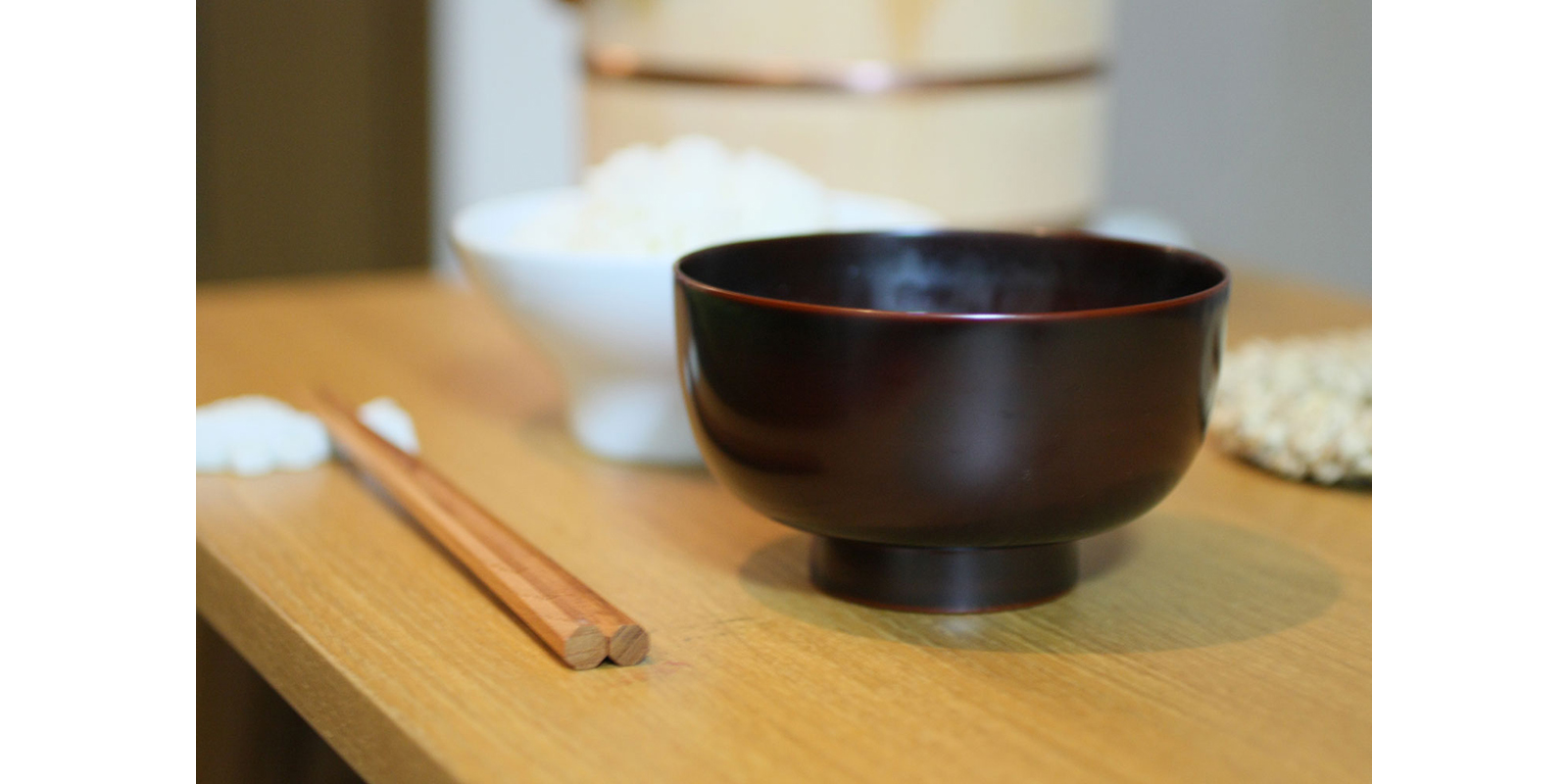 浄法寺 漆器汁椀 溜・小