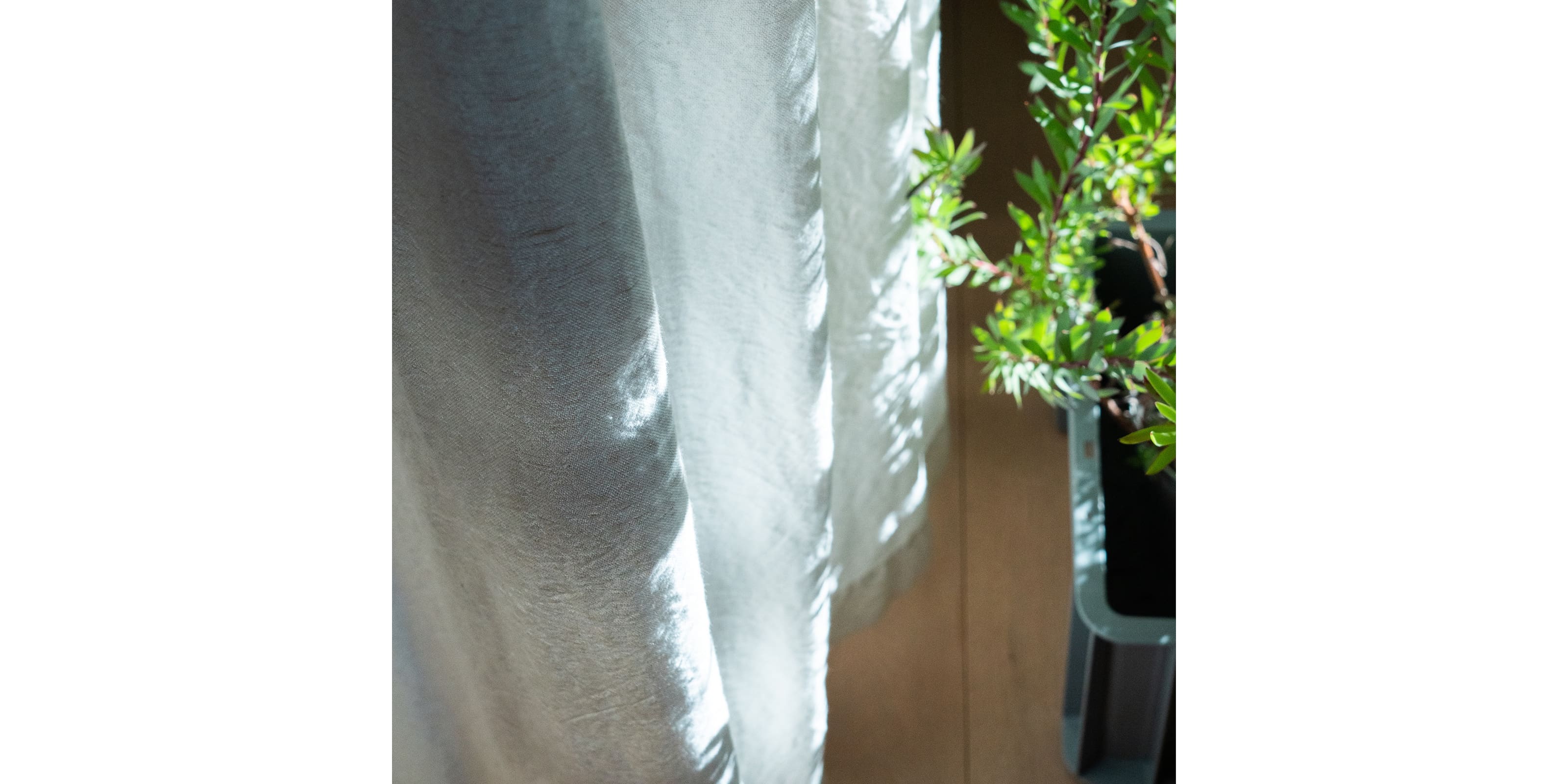 カーテン・リネン L-1・ホワイト | D&DEPARTMENT