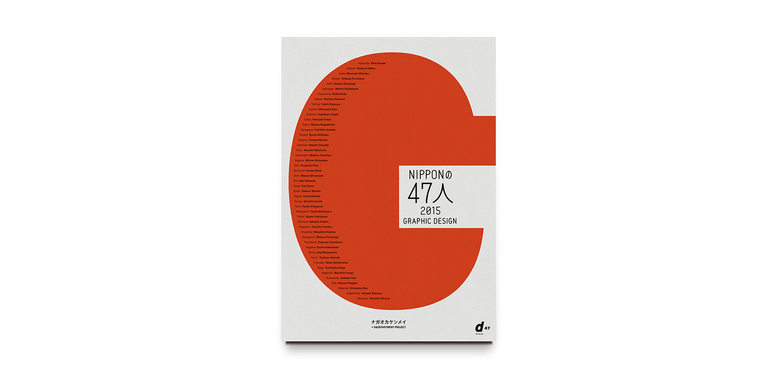 d47 MUSEUM「NIPPONの47人 2015 GRAPHIC DESIGN」展 公式書籍