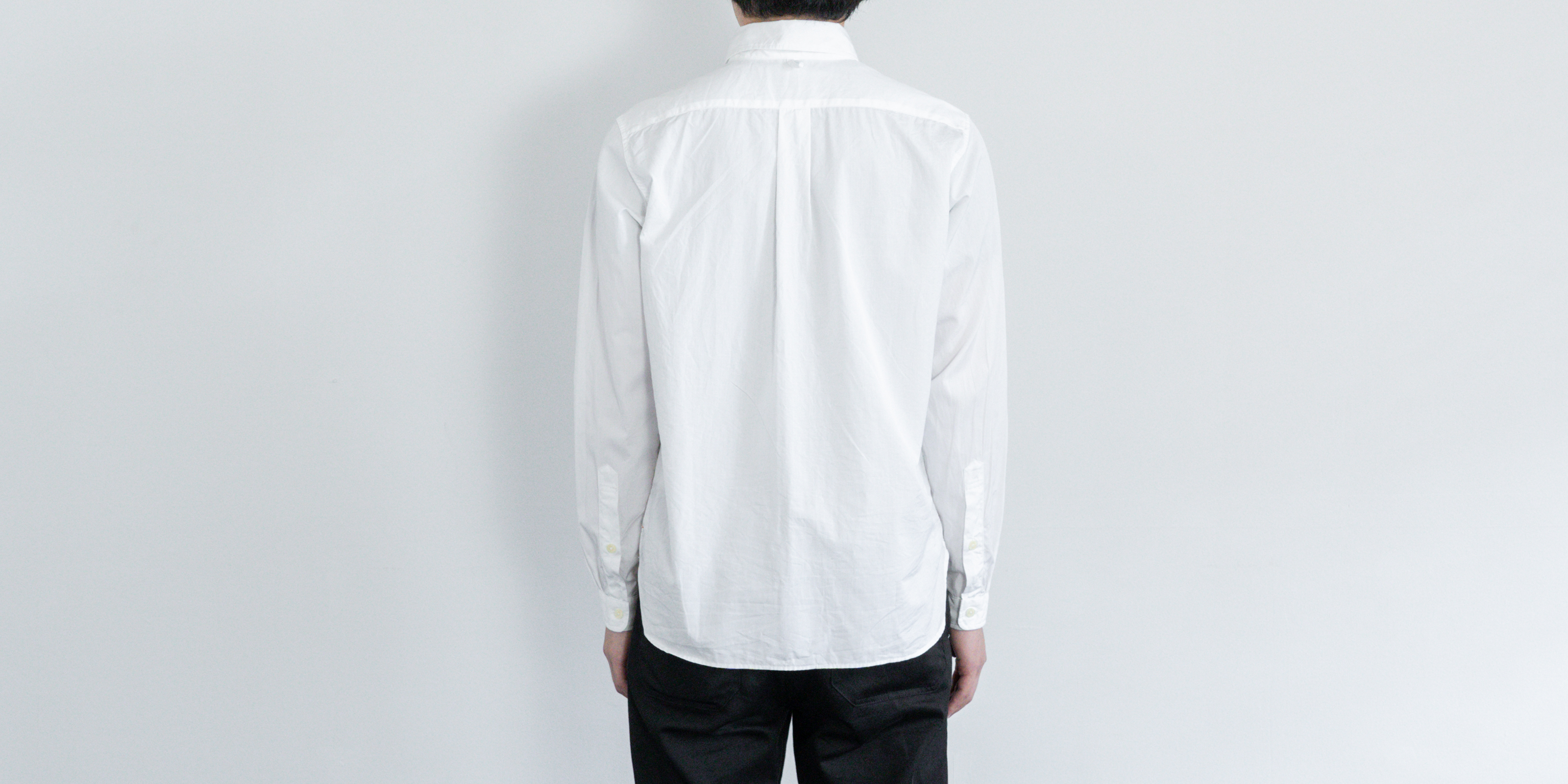 【sold out】d WEAR ジャーナルシャツ・ホワイト・M