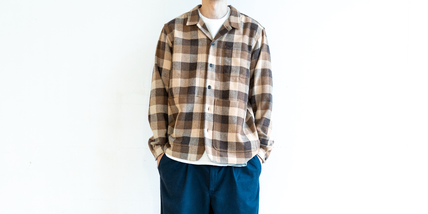 D&DEPARTMENT PROJECT コットンガーゼストール・ライトグレー