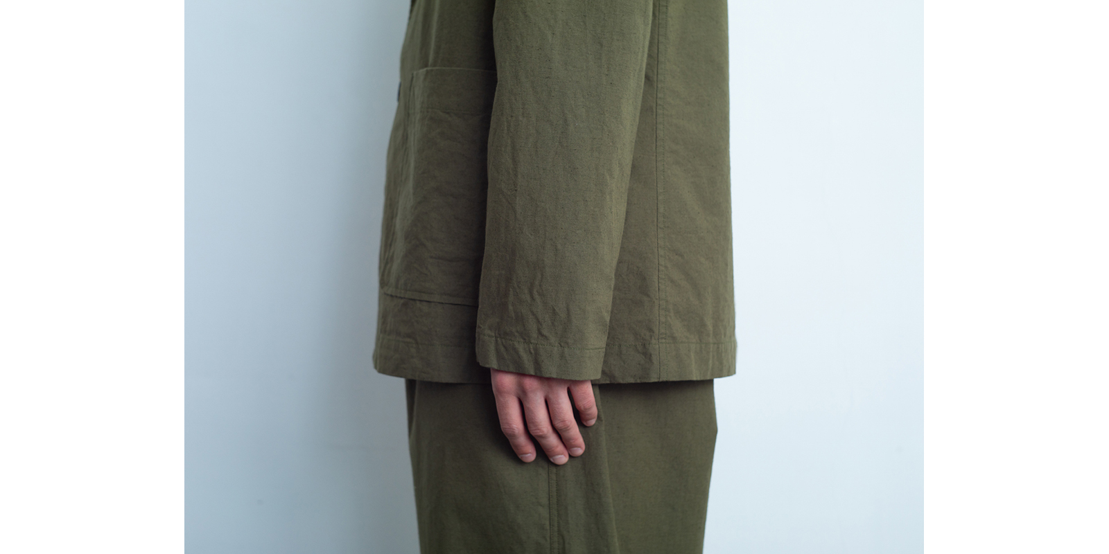 Lot No. SC15644 / FICTION ROMANCE 8oz. WOOL OMBRE CHECK ZIP SHIRT-TOYO  ENTERPRISE ONLINE STORE