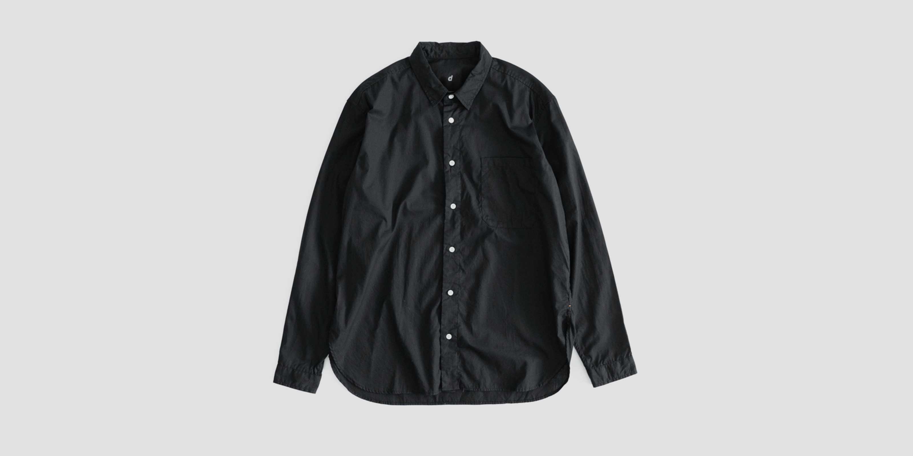 d WEAR レギュラーシャツ・ブラック・XL