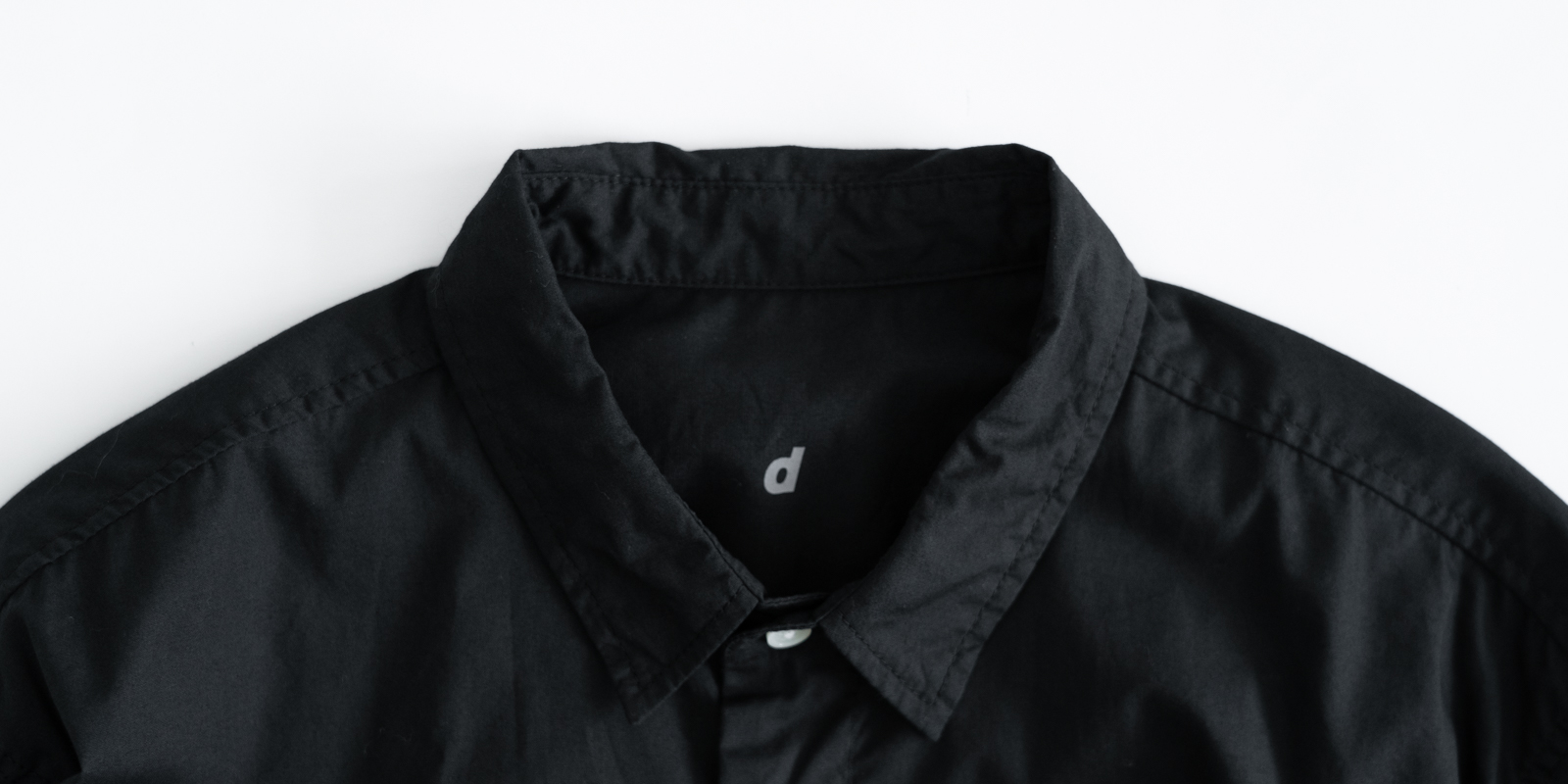 d WEAR レギュラーシャツ・ブラック・XXL