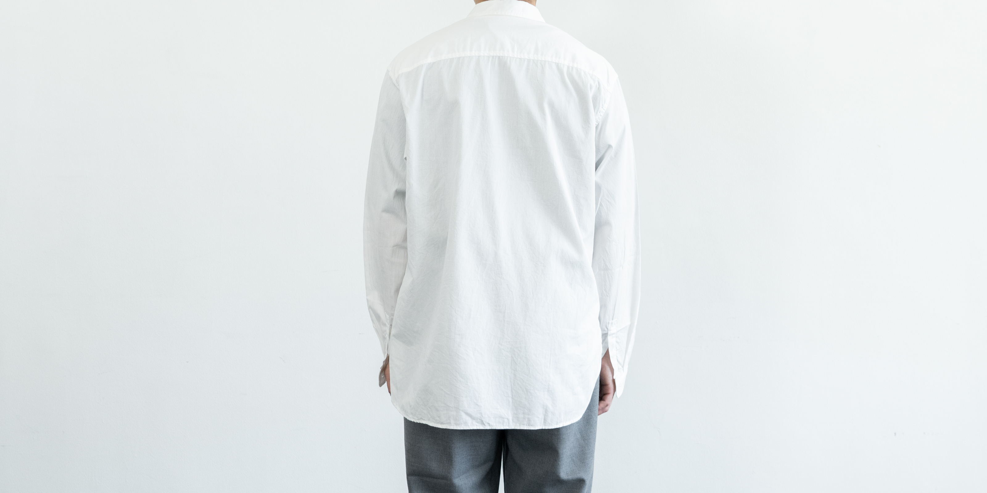 【sold out】d WEAR レギュラーシャツ・ホワイト・XXL