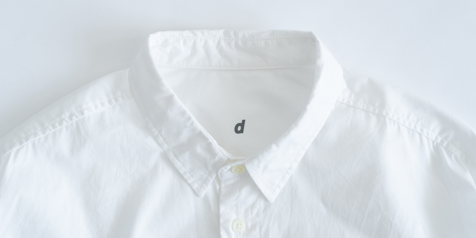 d WEAR レギュラーシャツ・ホワイト・S