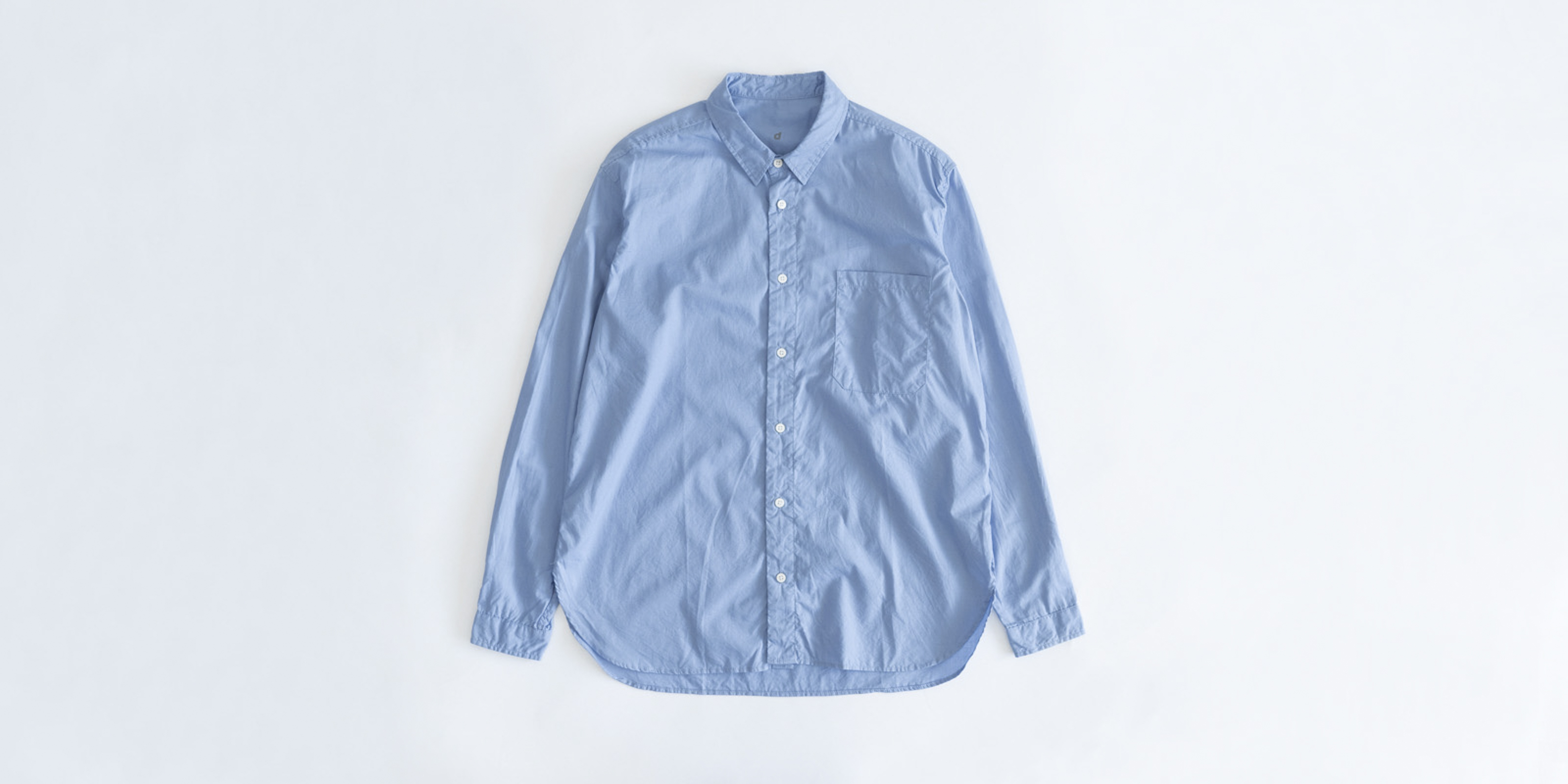 d WEAR レギュラーシャツ・ブルー・S