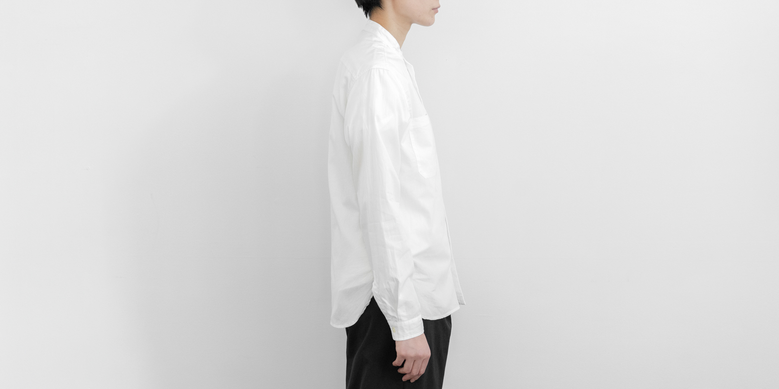 d WEAR スタンドシャツ・ホワイト・XL