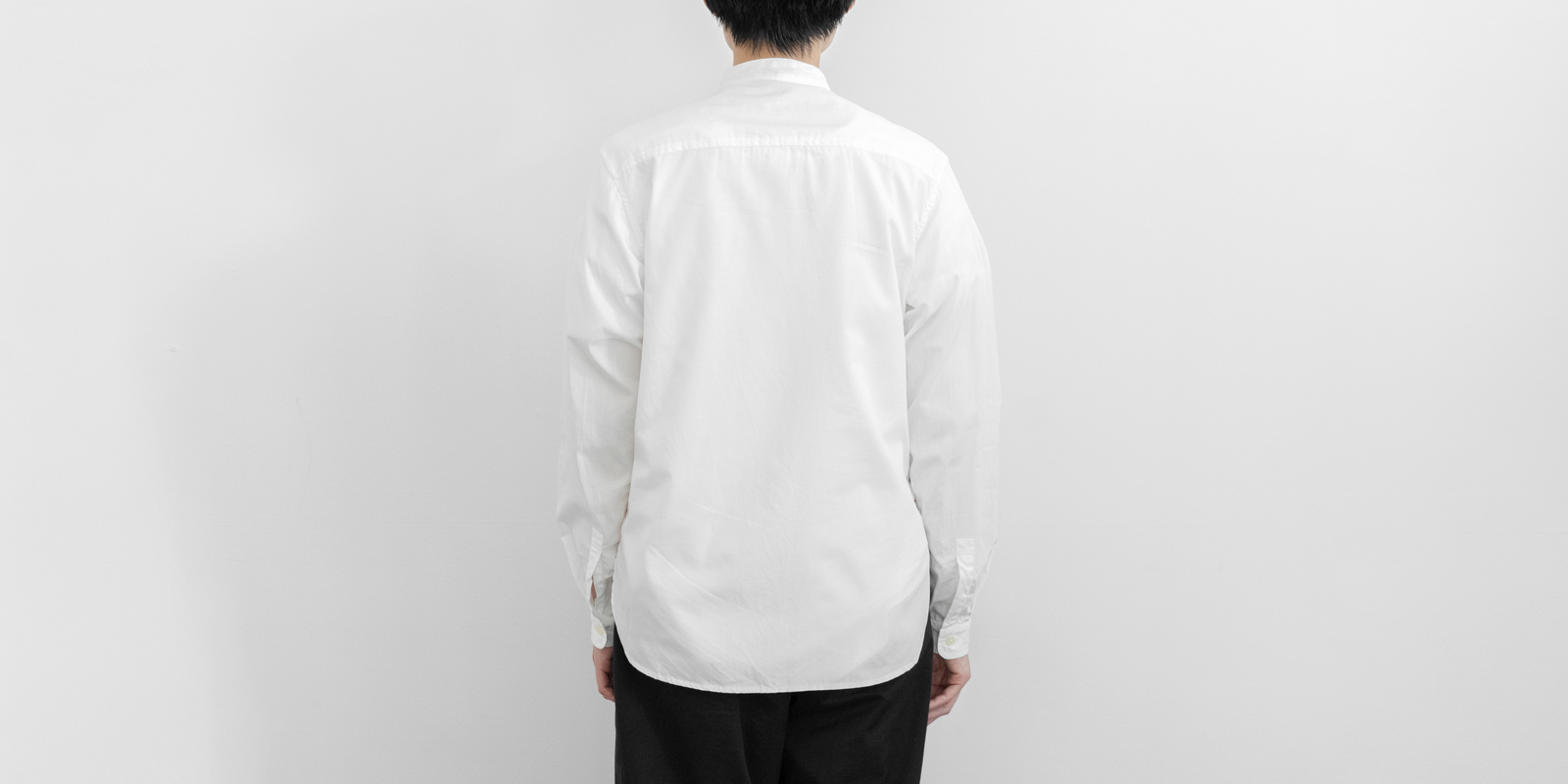 d WEAR スタンドシャツ・ホワイト・M