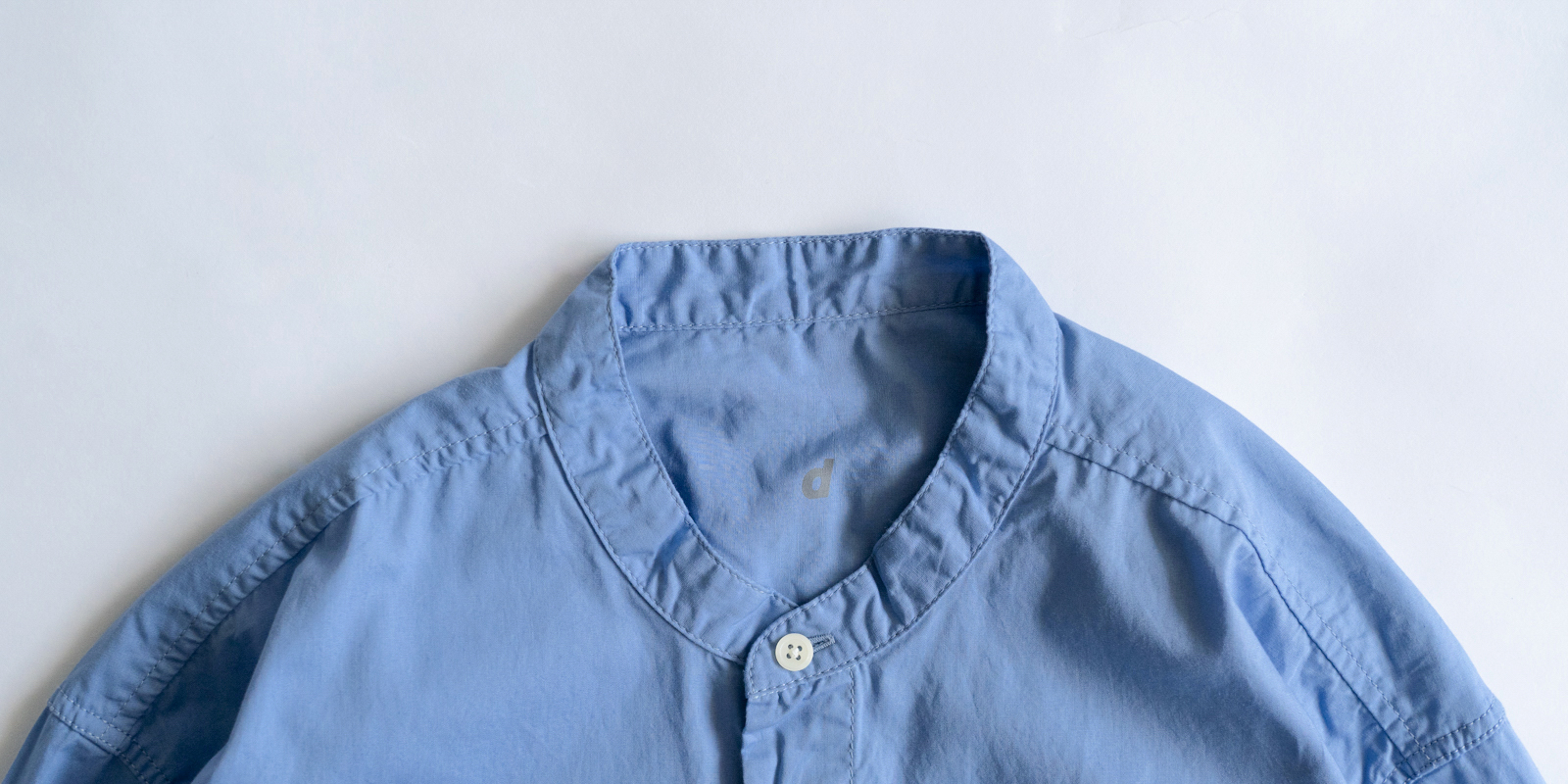 d WEAR スタンドシャツ・ブルー・XL