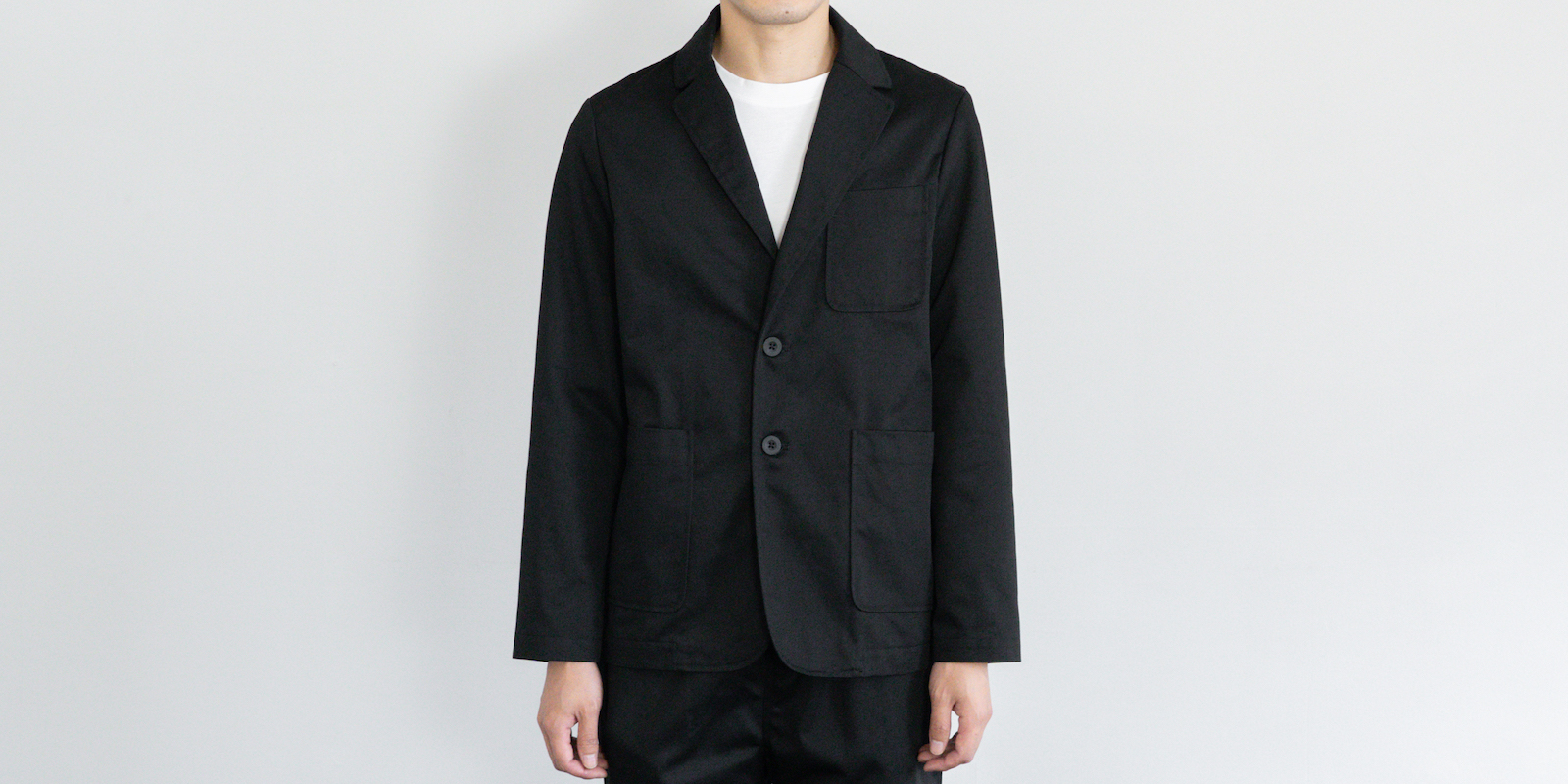 【sold out】d WEAR シングルジャケット・ブラック・S