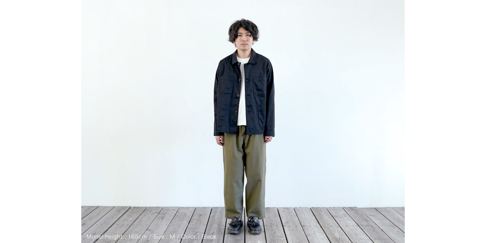 【sold out】d WEAR ワークジャケット ブラック・XXL