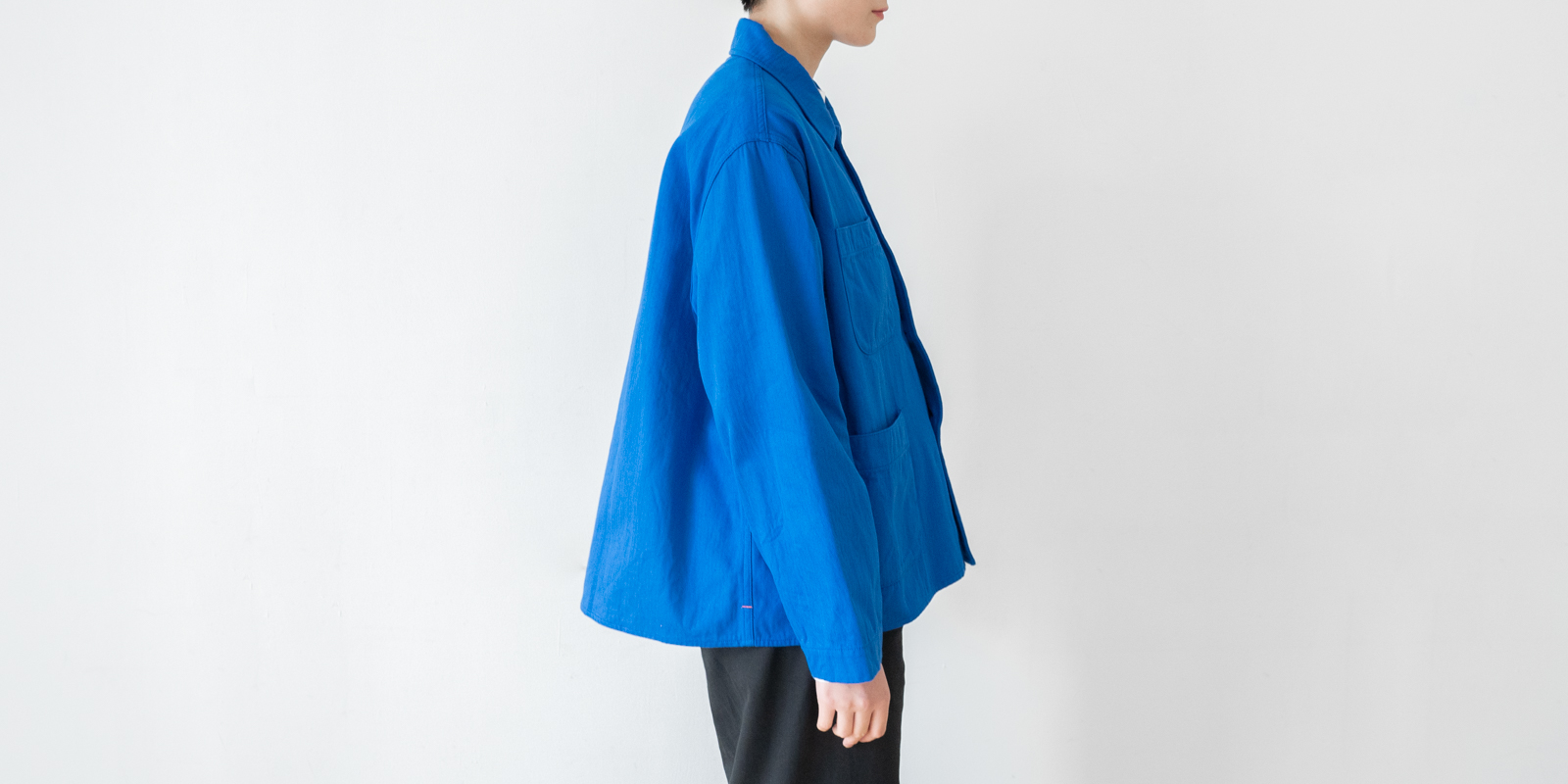d WEAR ワークジャケット・ブルー・S | D&DEPARTMENT