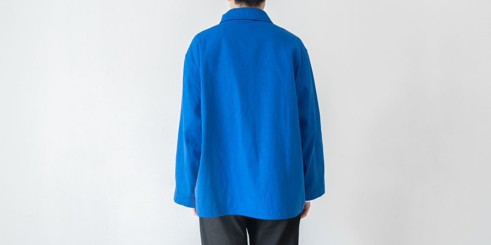 d WEAR ワークジャケット・ブルー・S | D&DEPARTMENT
