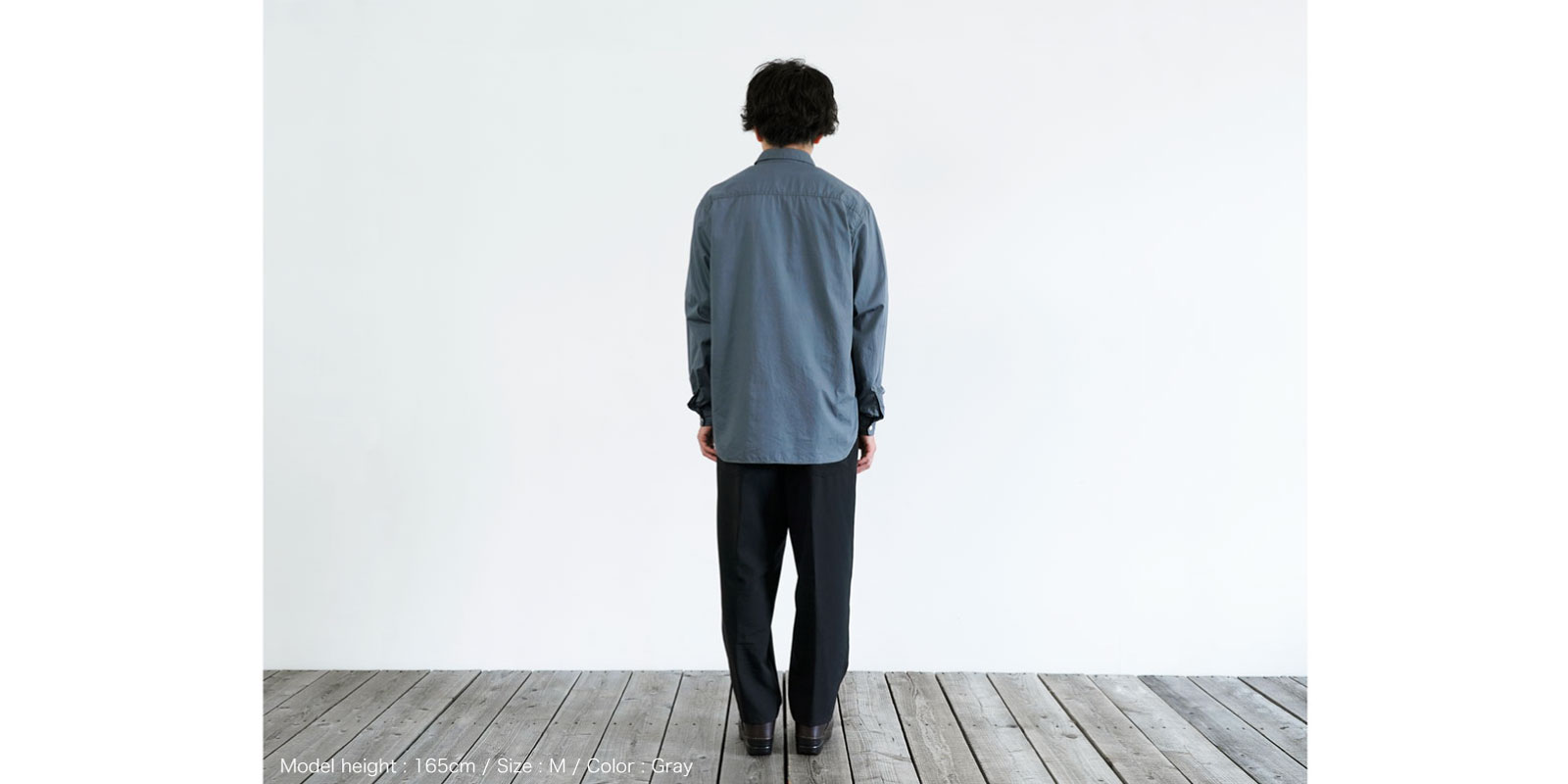 d WEAR レギュラーシャツ・グレー・XL | D&DEPARTMENT d WEAR レギュラーシャツ・グレー・XL | D&DEPARTMENT