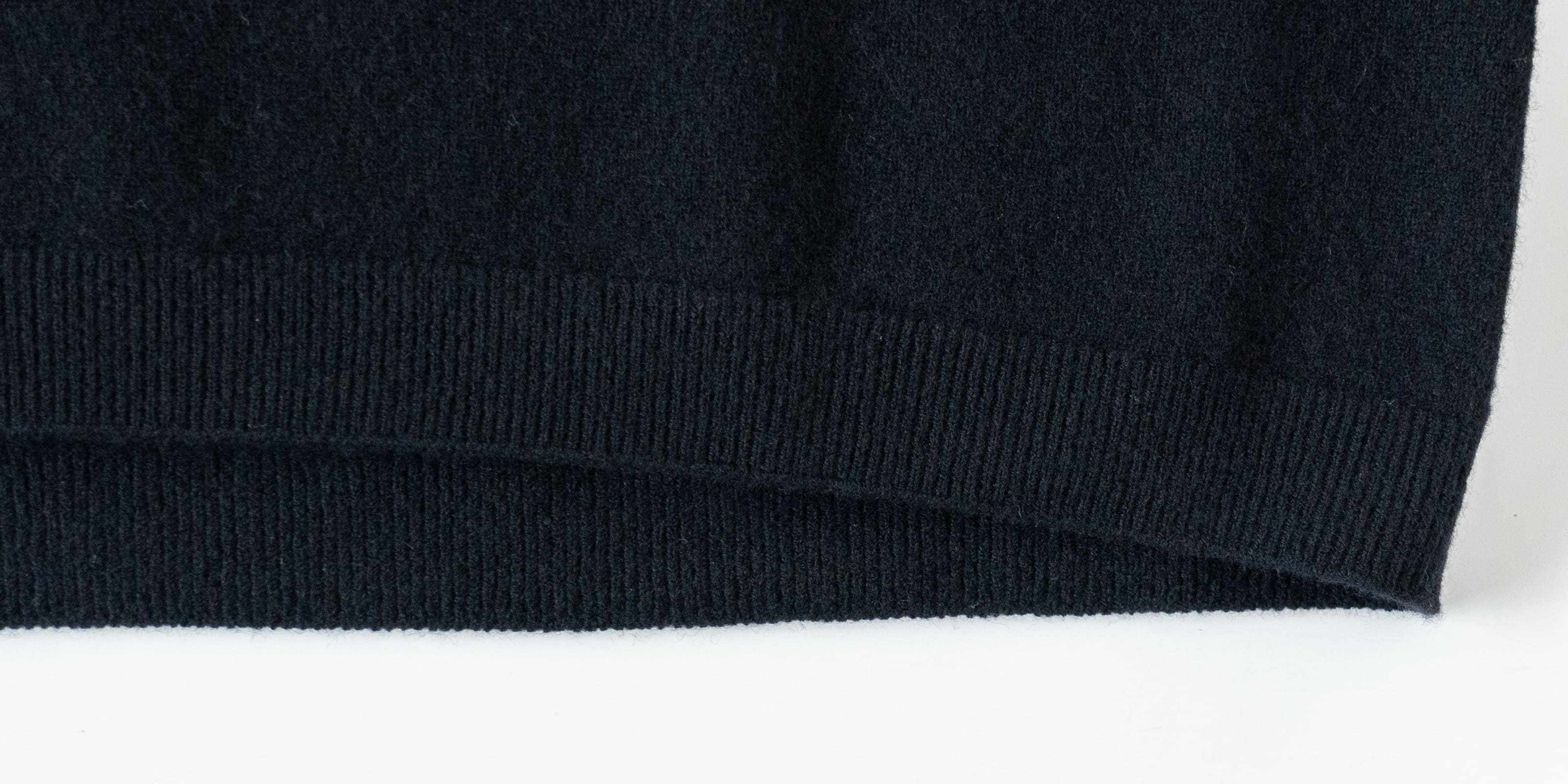 d WEAR クルーネック ウールセーター・ ブラック・L | D&DEPARTMENT