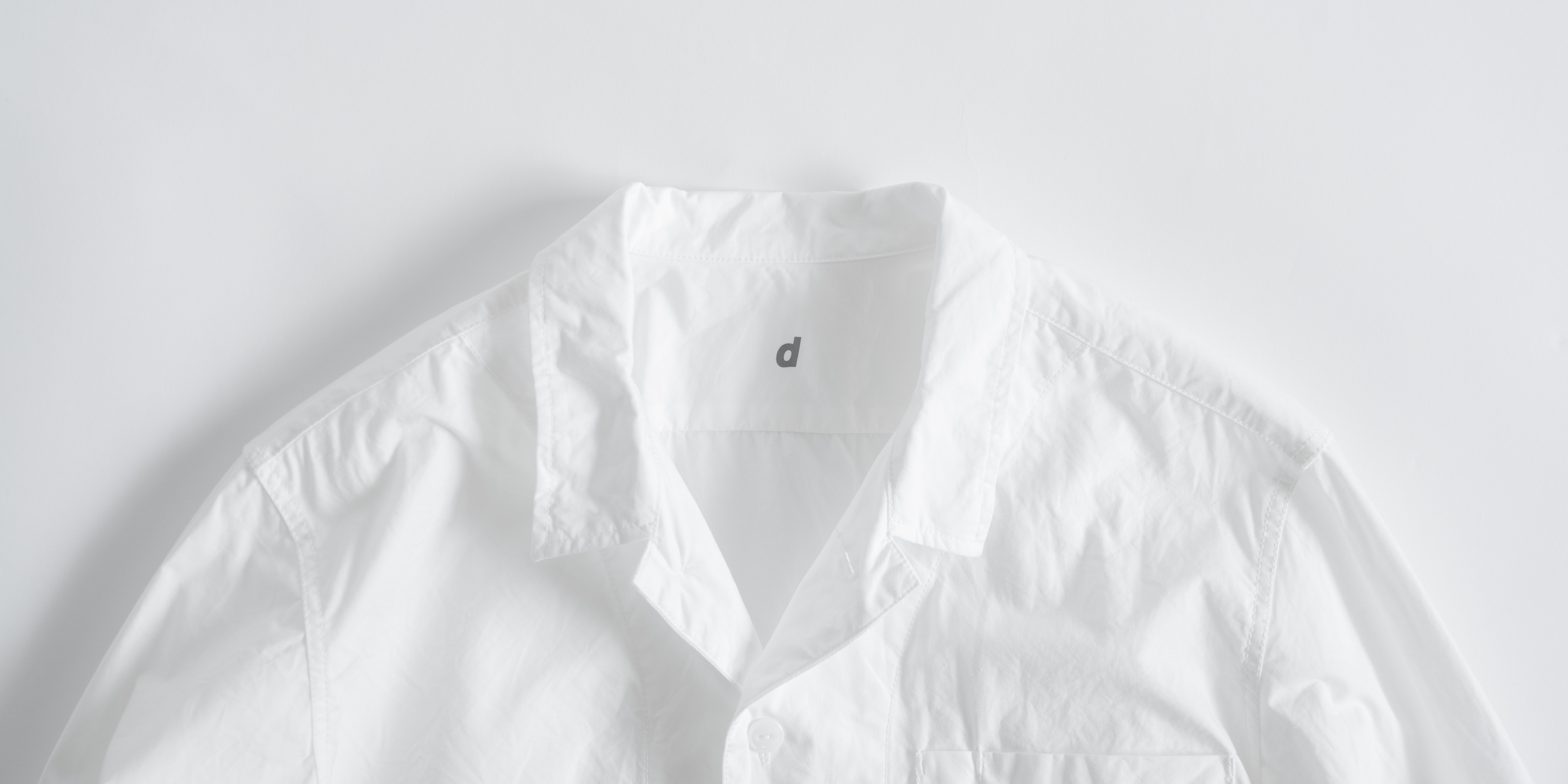 d WEAR バックポケットシャツ・ホワイト・M