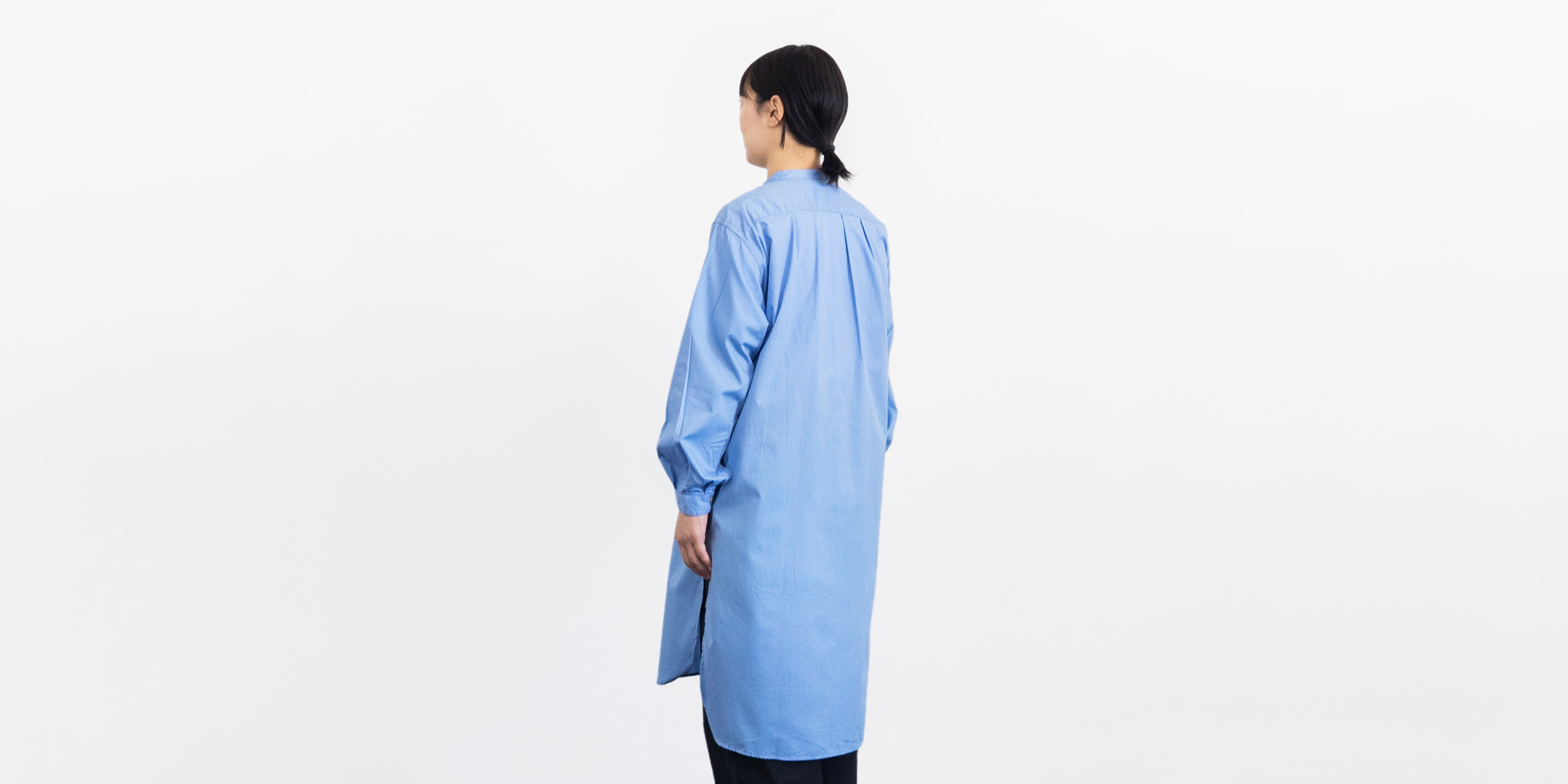 BY GLAD HAND HOTEL  リネンロングプルオーバーシャツ URBAN RESEARCH DOORS シャツ 「XLサイズ/WEB限定」シルケット