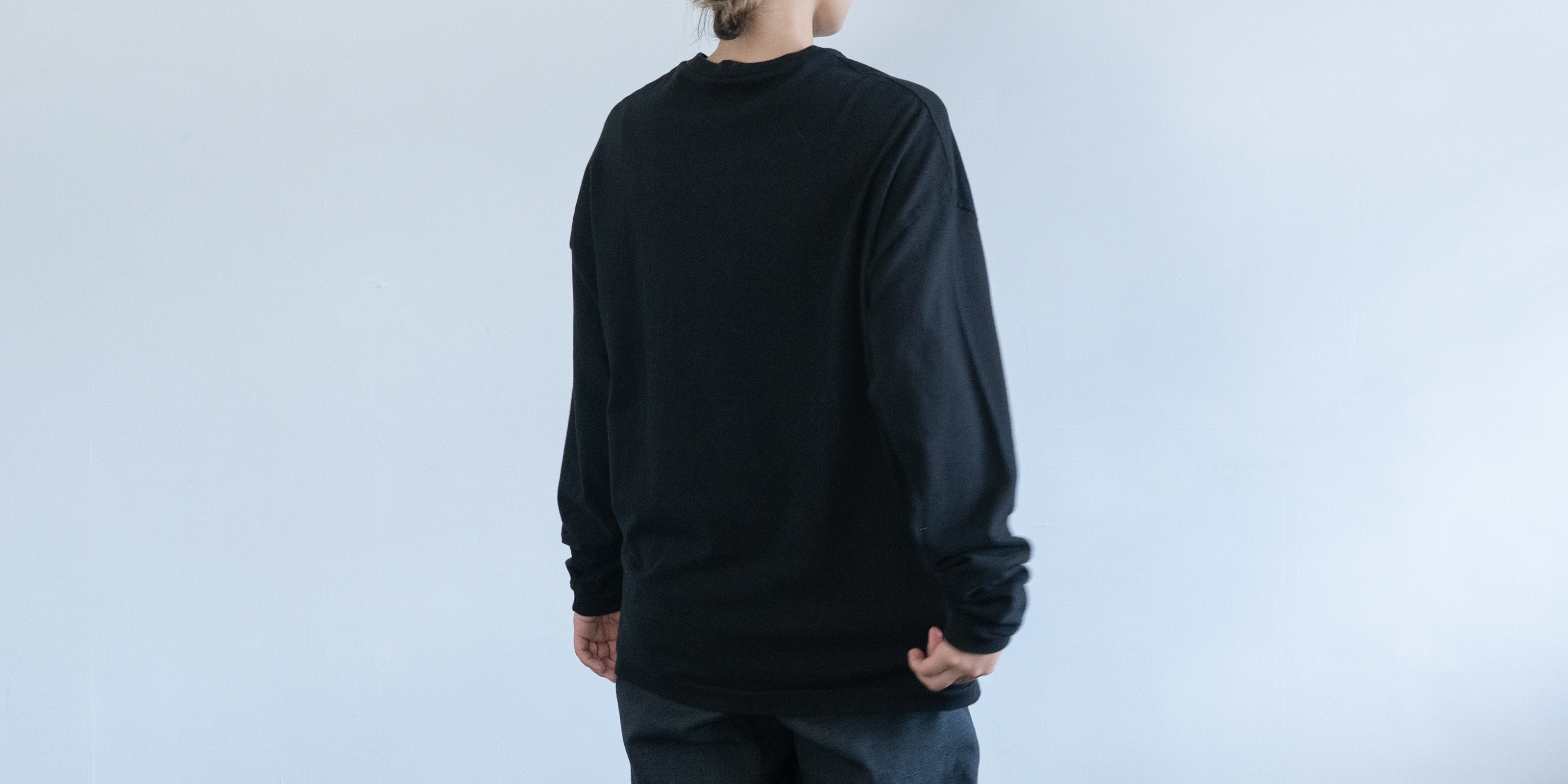 d WEAR ロングスリーブTシャツ・ブラック・XL