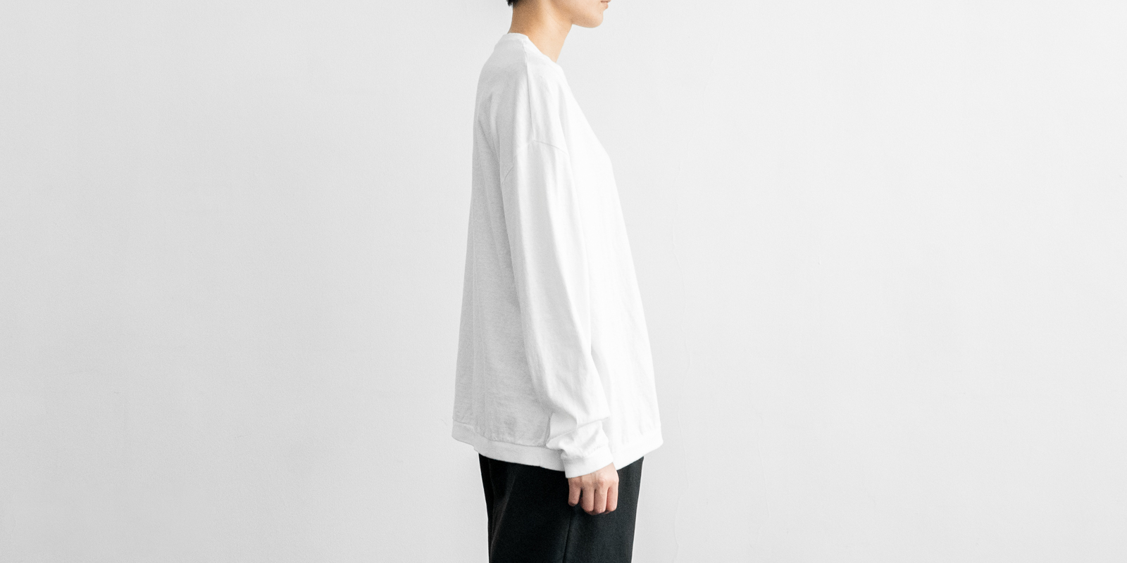 d WEAR ロングスリーブTシャツ・ホワイト・XL | D&DEPARTMENT