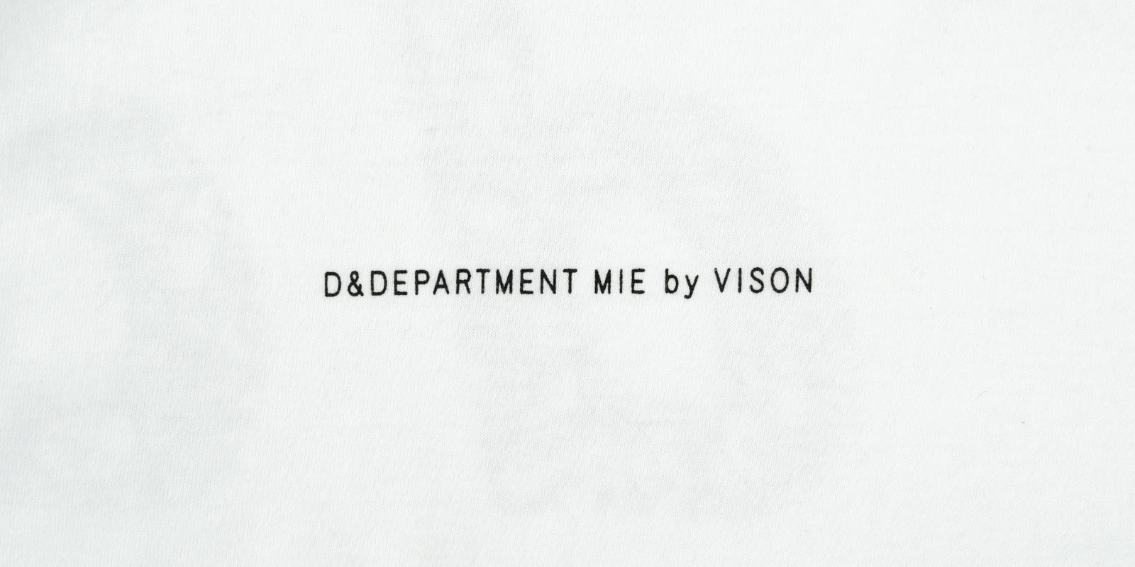 【sold out】D&DEPARTMENT MIE by VISON　T SHIRT（d 409）・ホワイト・L