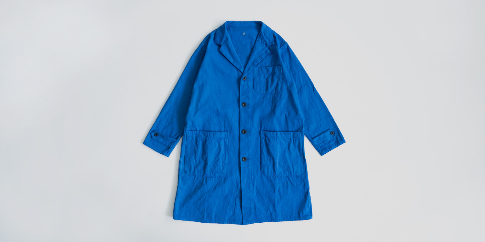 d WEAR ショップコート・ブルー・S | D&DEPARTMENT