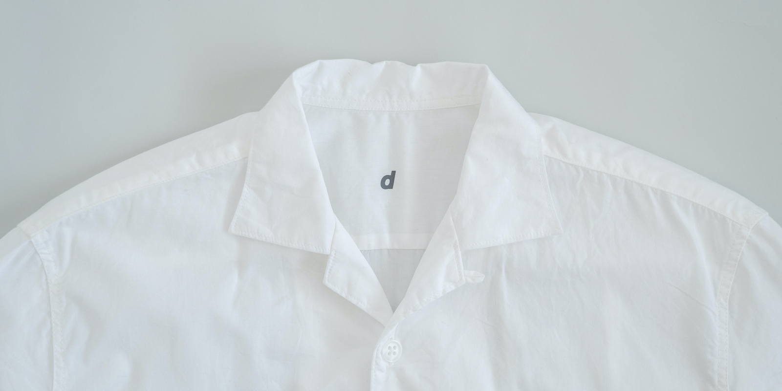 d WEAR サイドポケットシャツ・ホワイト・XL