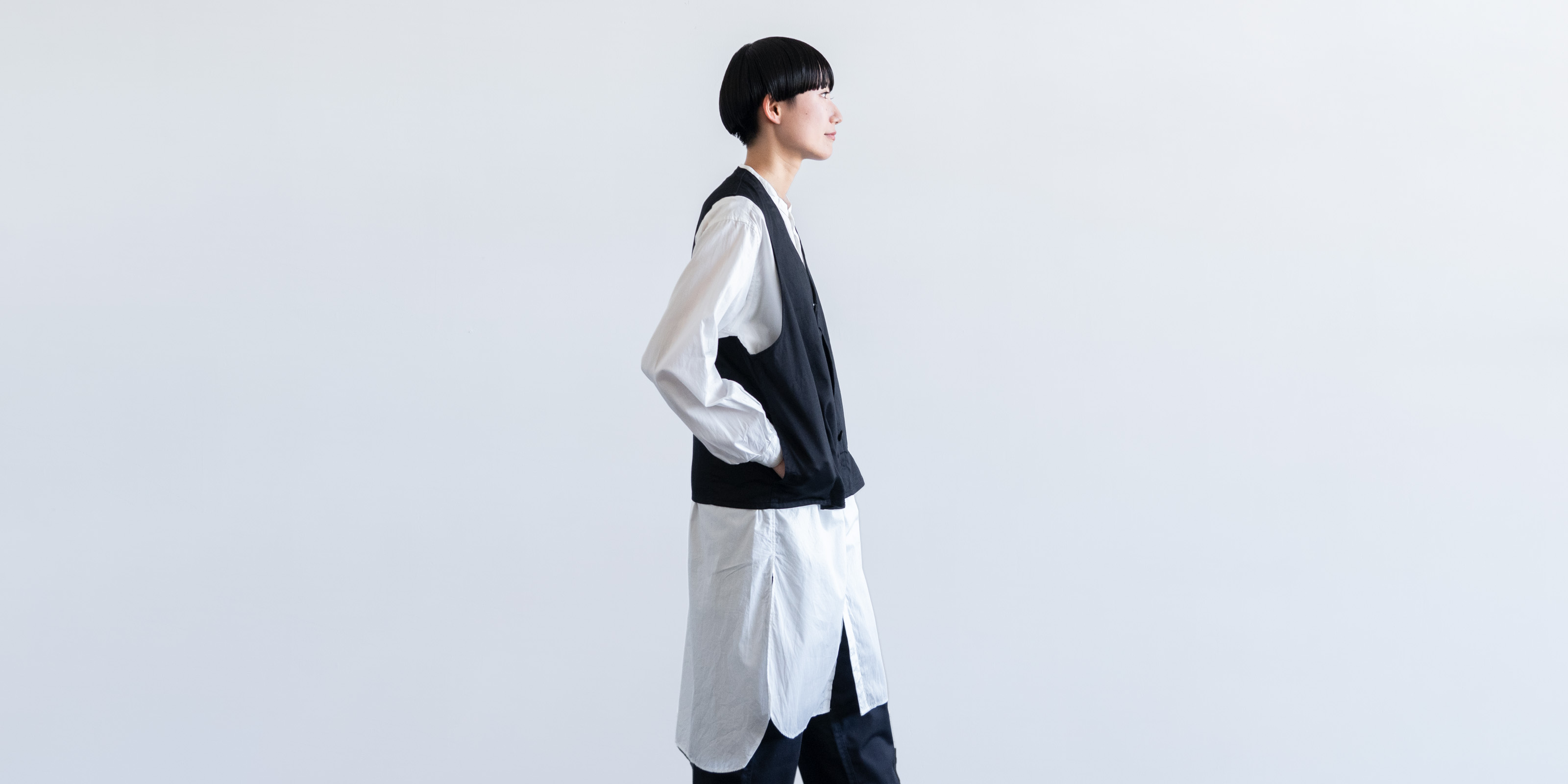 sold out】d WEAR ベスト・ブラック・M | D&DEPARTMENT