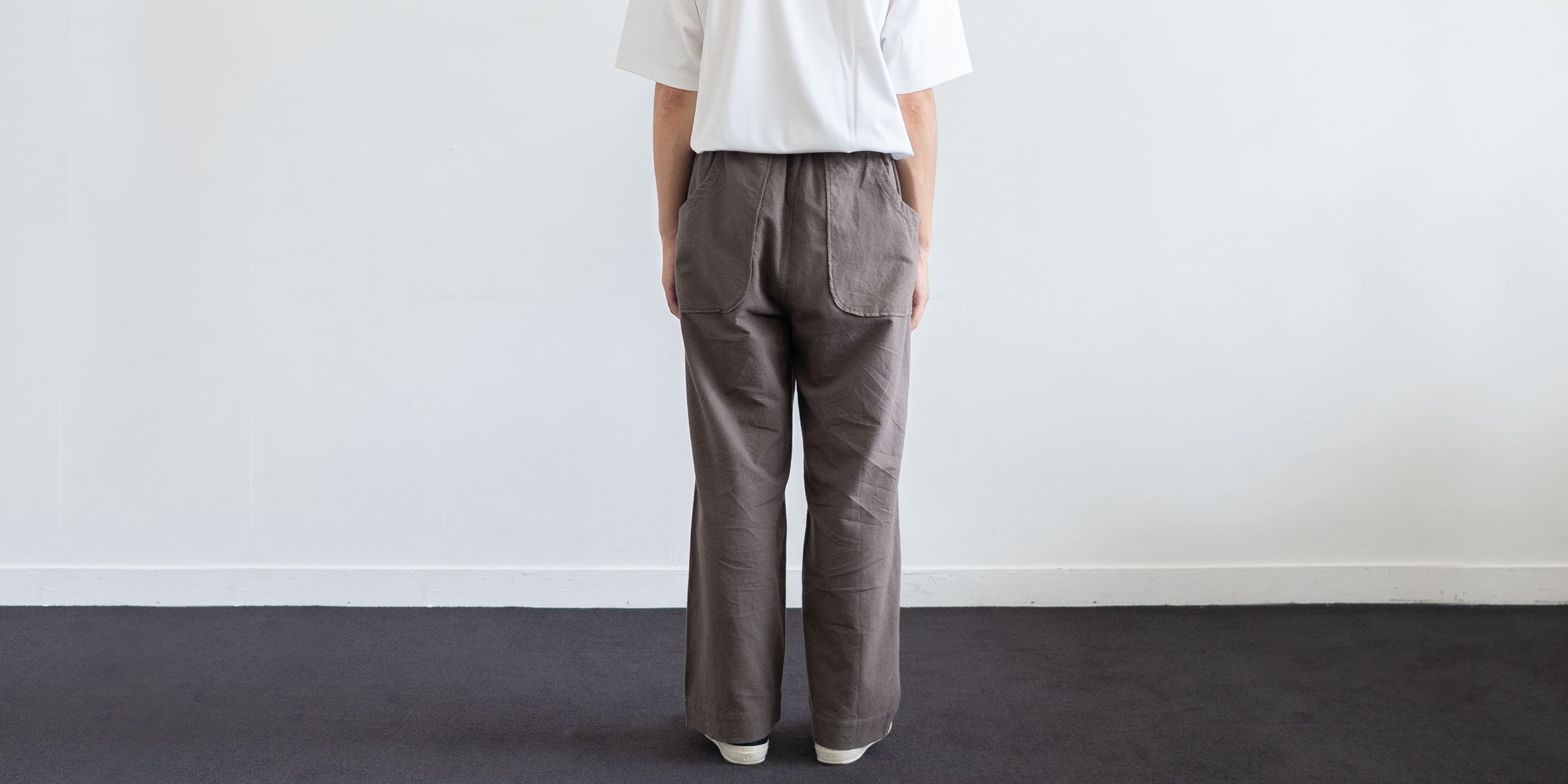 グレー ワークパンツ サイドポケット付き BLACKUP グレー カーゴパンツ