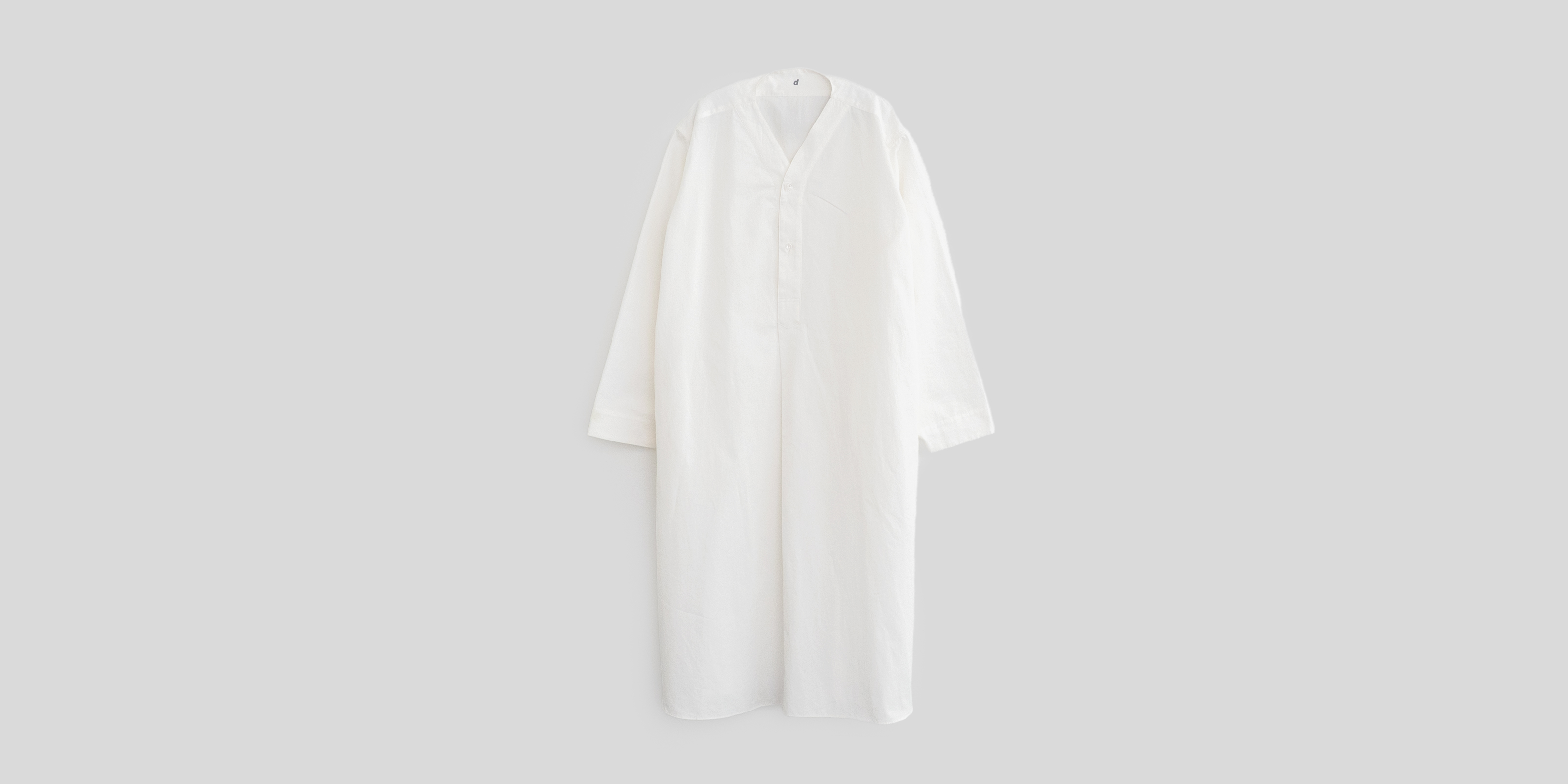 d WEAR ロングシャツ・ブラック・S | D&DEPARTMENT