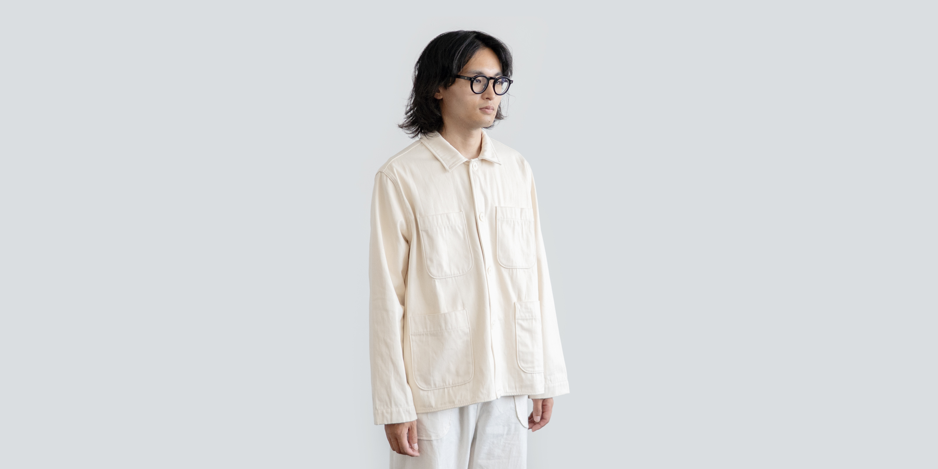 d WEAR ワークジャケット・ホワイト・XL | D&DEPARTMENT