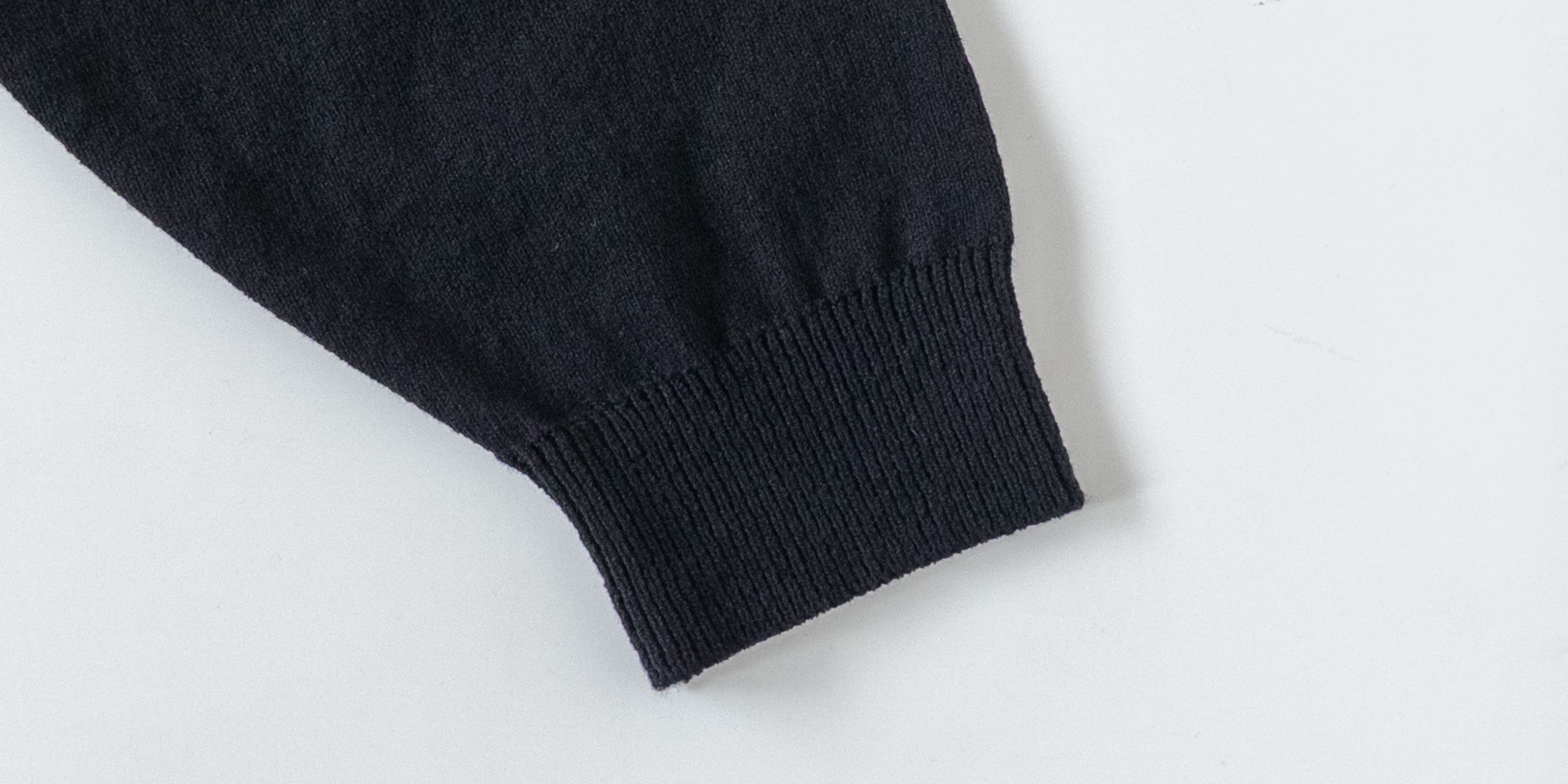 d WEAR コットンセーター・ブラック・M | D&DEPARTMENT