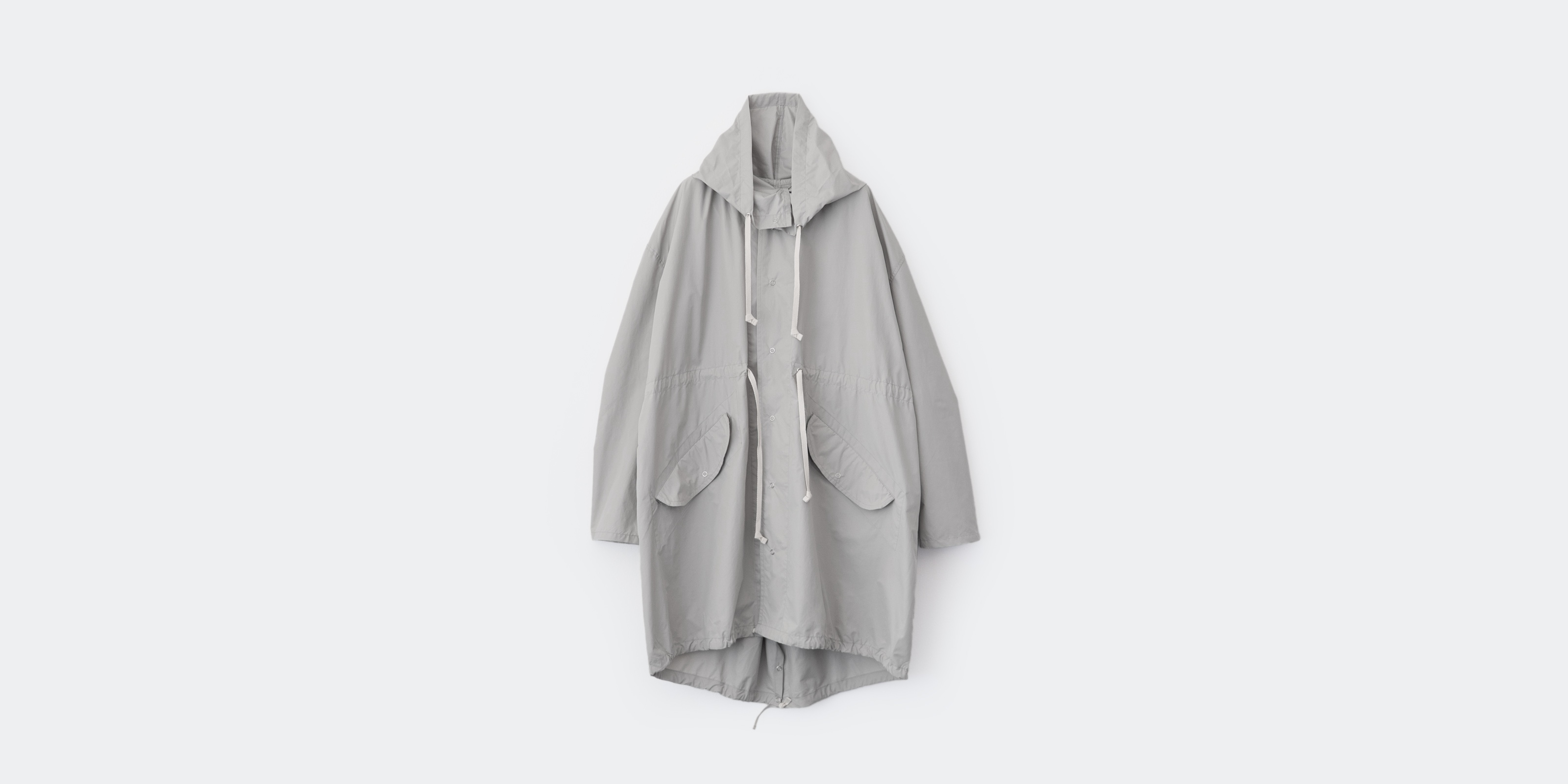 Stone  ライトグレー モッズコート d WEAR モッズコート・ライトグレー・L | D&DEPARTMENT