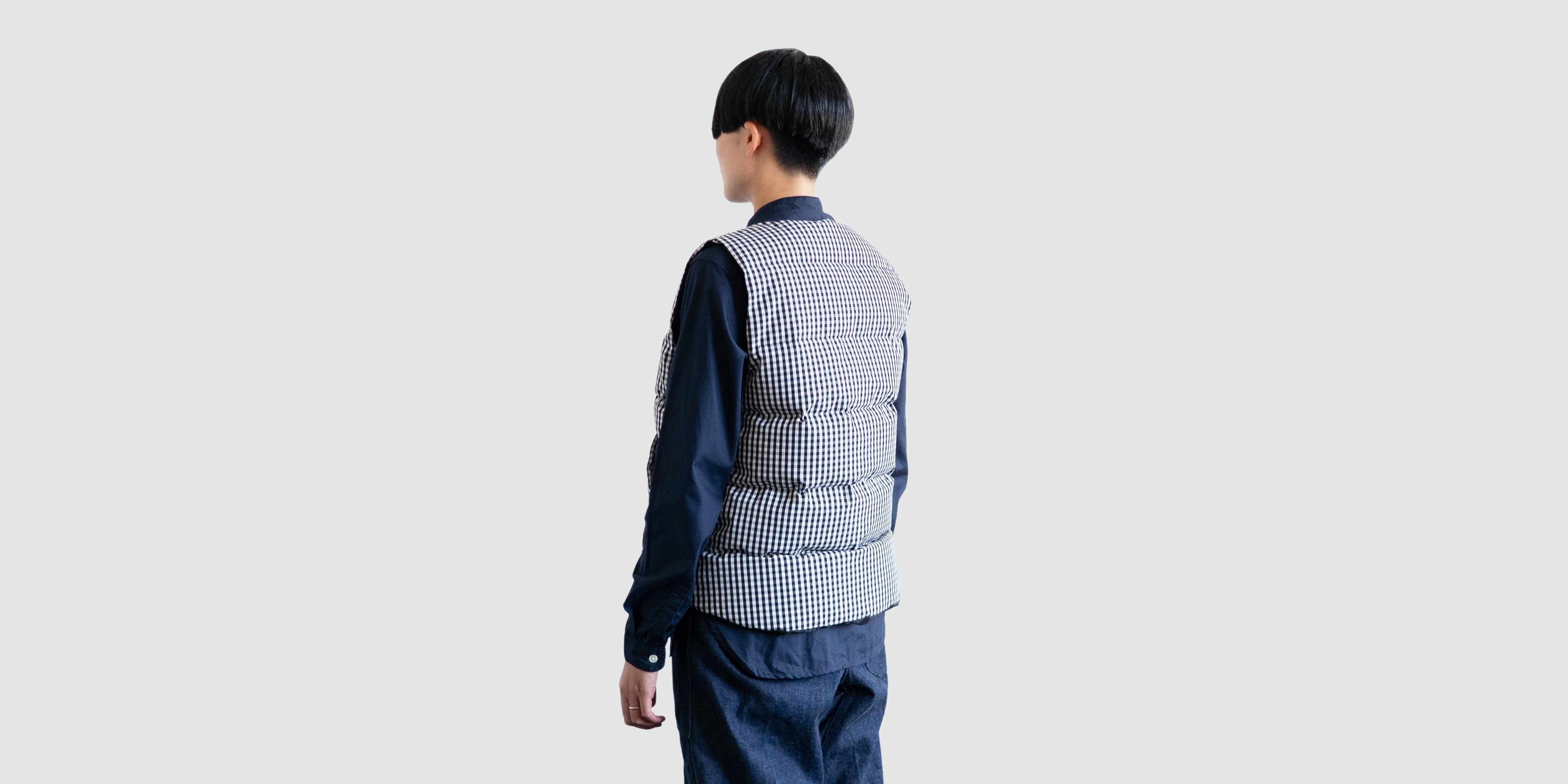 ミリタリー ハイネックWジップ ダウンベスト-ソフトシェル – TAION 