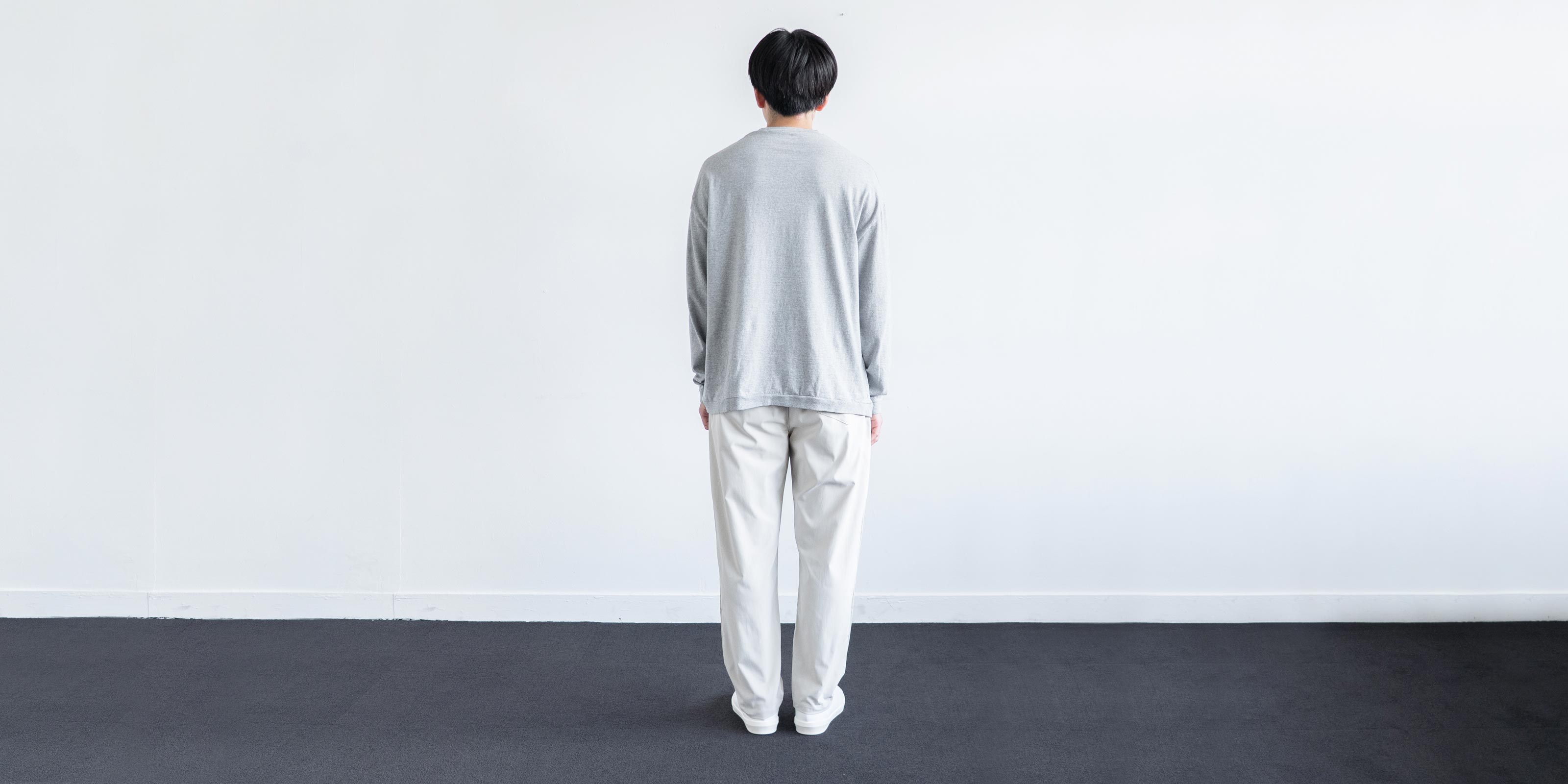d WEAR テーパードパンツ・アッシュグレー・L | D&DEPARTMENT