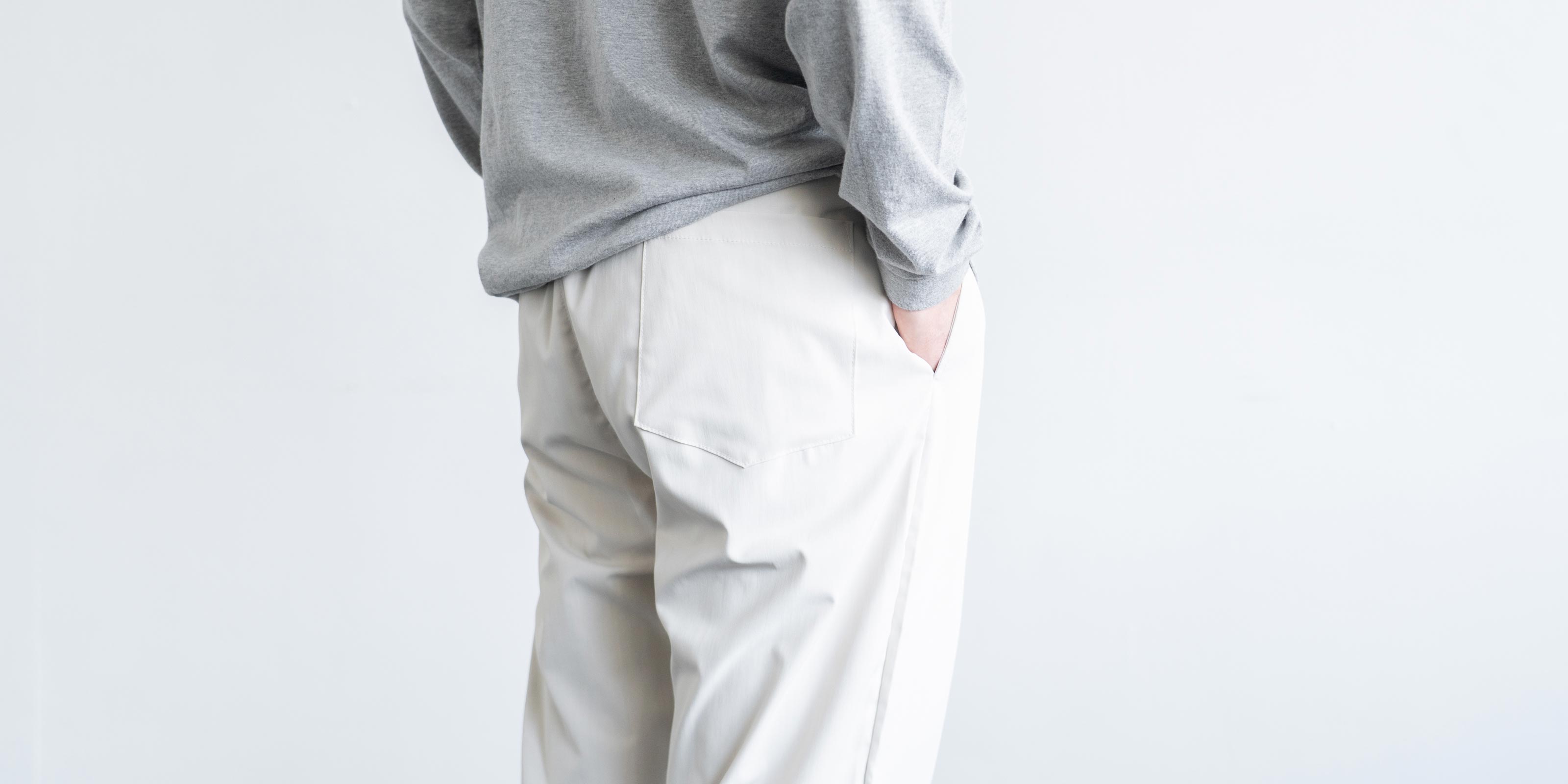 d WEAR テーパードパンツ・アッシュグレー・L | D&DEPARTMENT