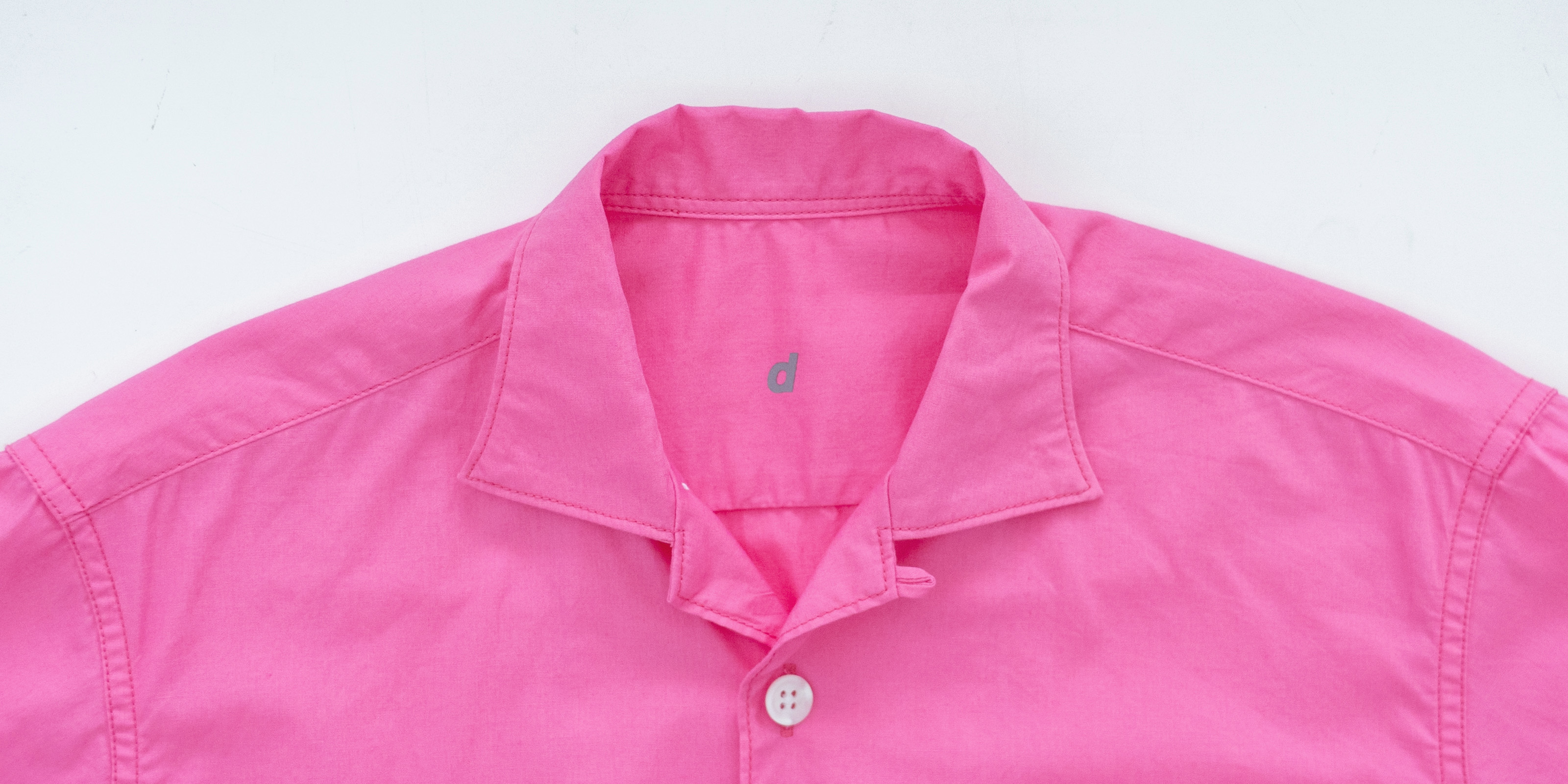 d WEAR サイドポケットシャツ・チェリーピンク・L | D&DEPARTMENT