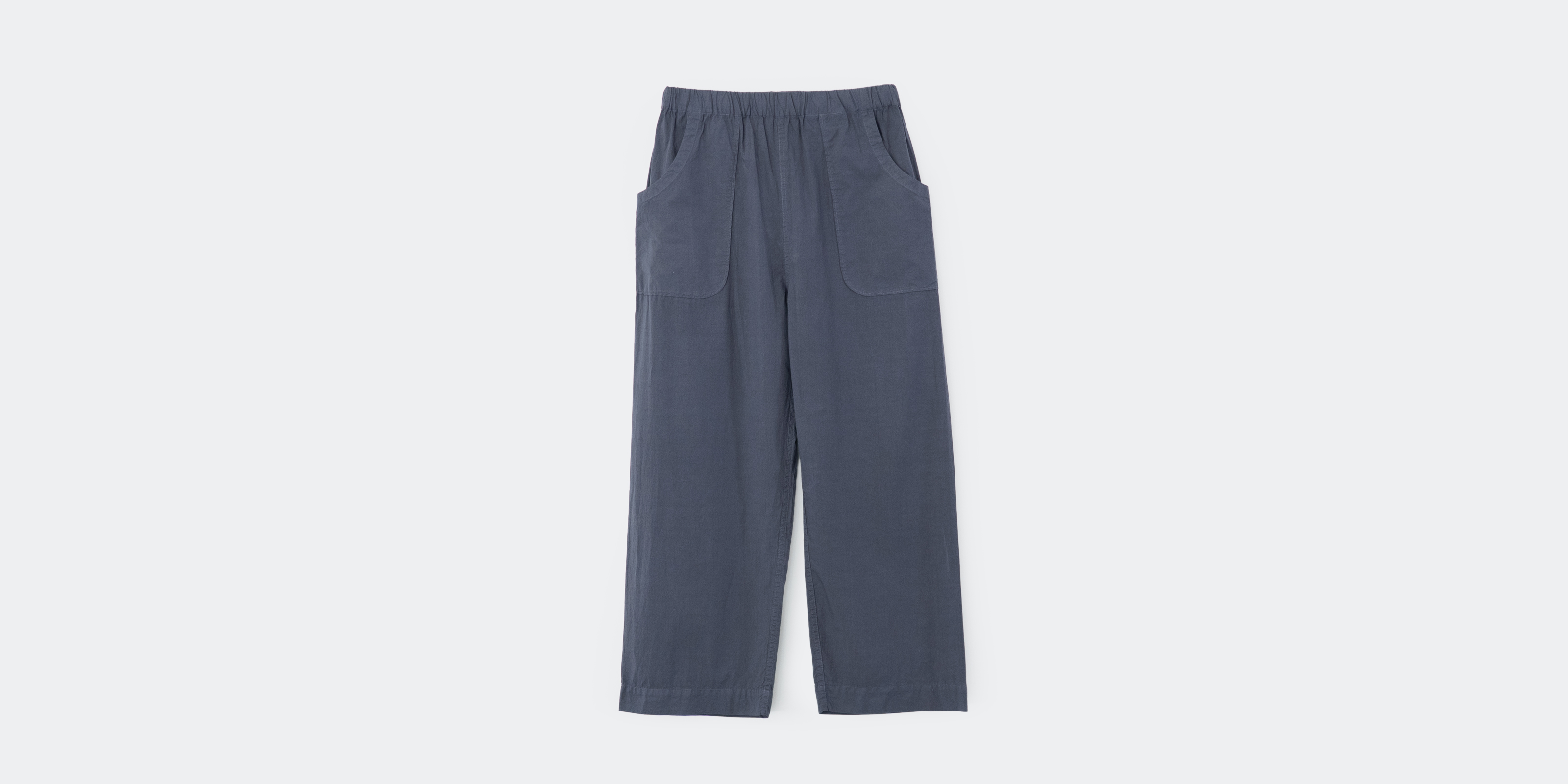 d WEAR サイドポケットパンツ・塩縮加工 グレー ・M | D&DEPARTMENT