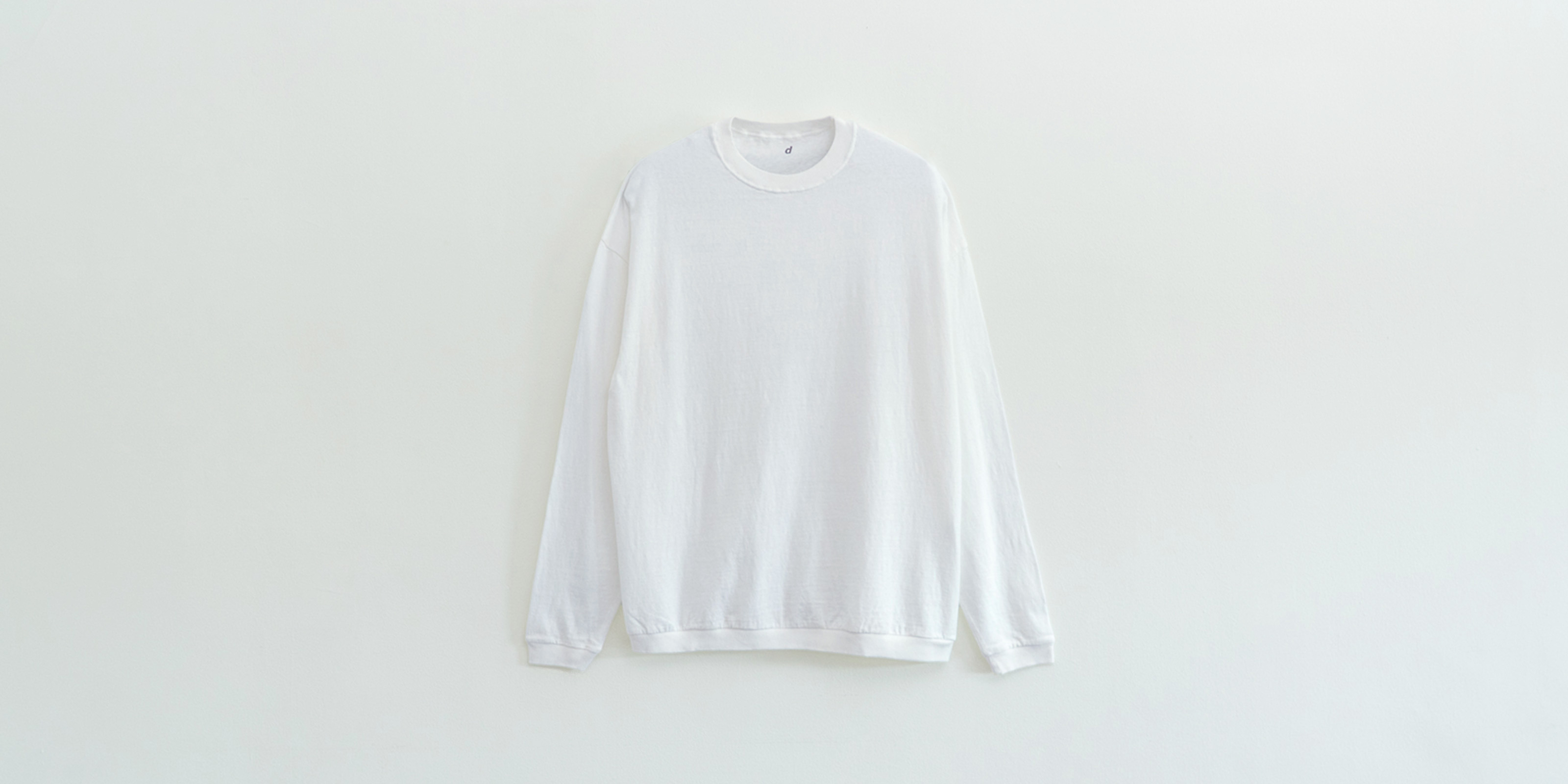 Age Factory ロングスリーブTシャツ ホワイト XL d WEAR ロングスリーブTシャツ・ホワイト・XL | D&DEPARTMENT