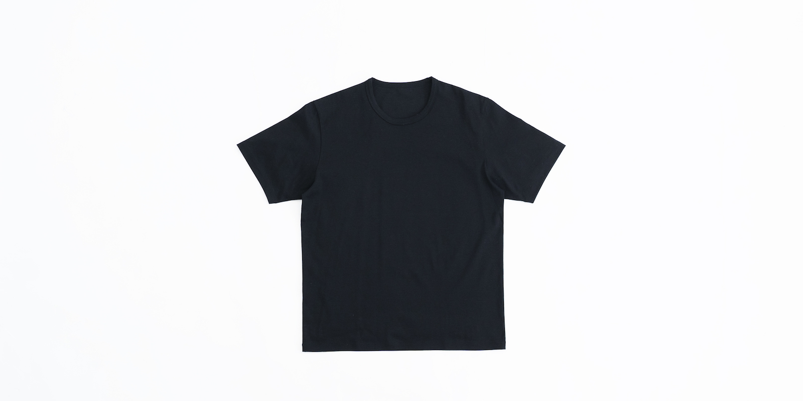 d WEAR Tシャツ スムースコットン・ブラック・L
