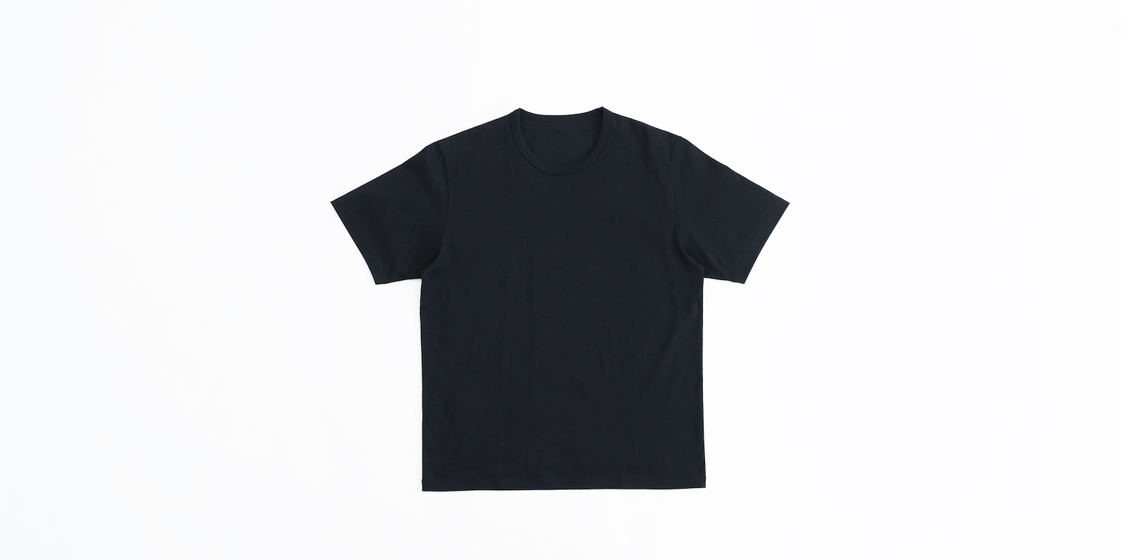 d WEAR Tシャツ スムースコットン・ブラック・L【5月中旬出荷予定】