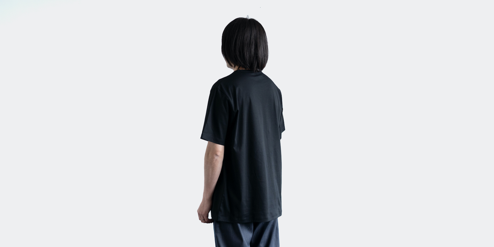 d WEAR Tシャツ スムースコットン・ブラック・L【5月中旬出荷予定】