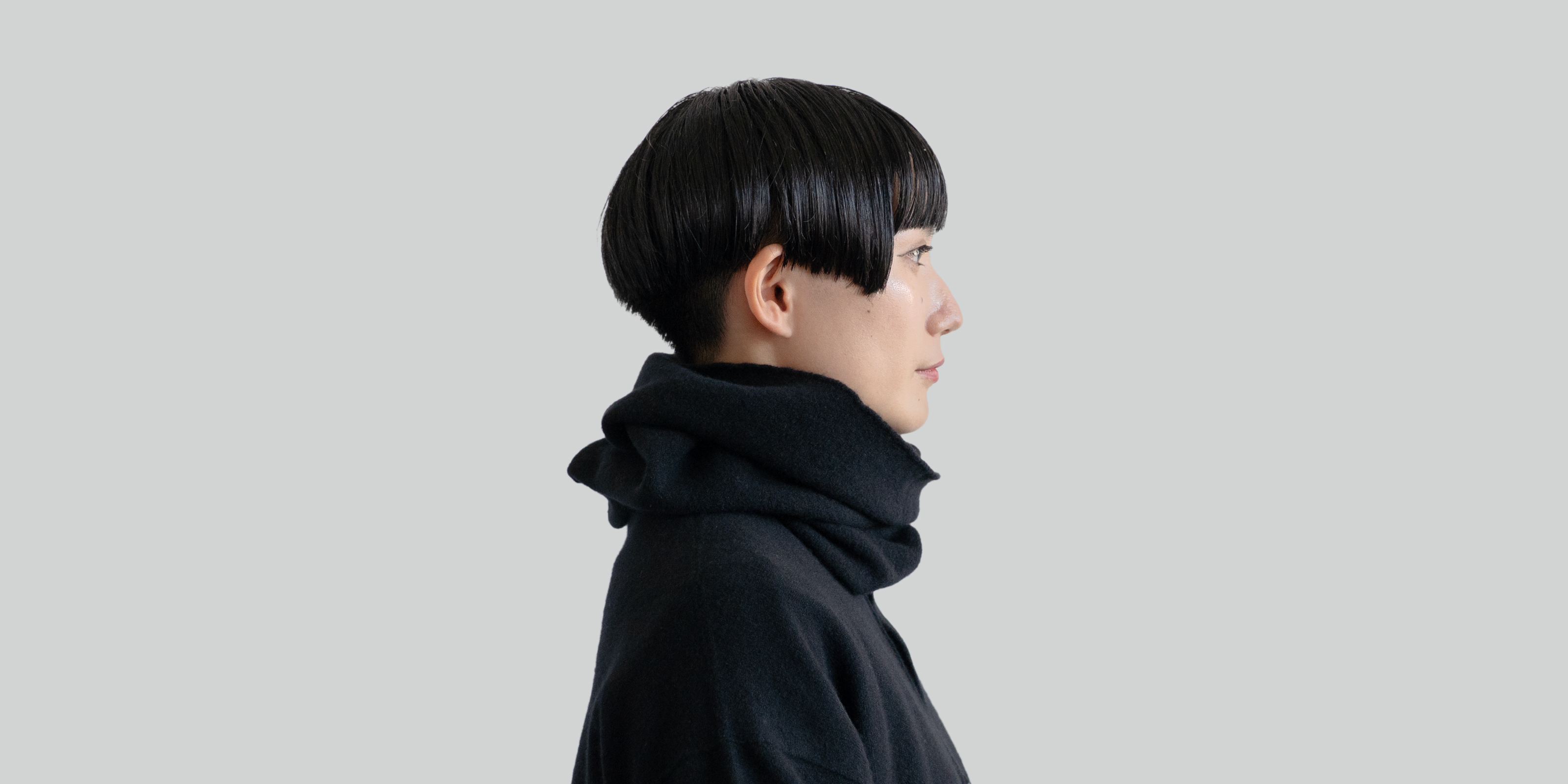 d WEAR ウールスヌード・ ブラック | D&DEPARTMENT