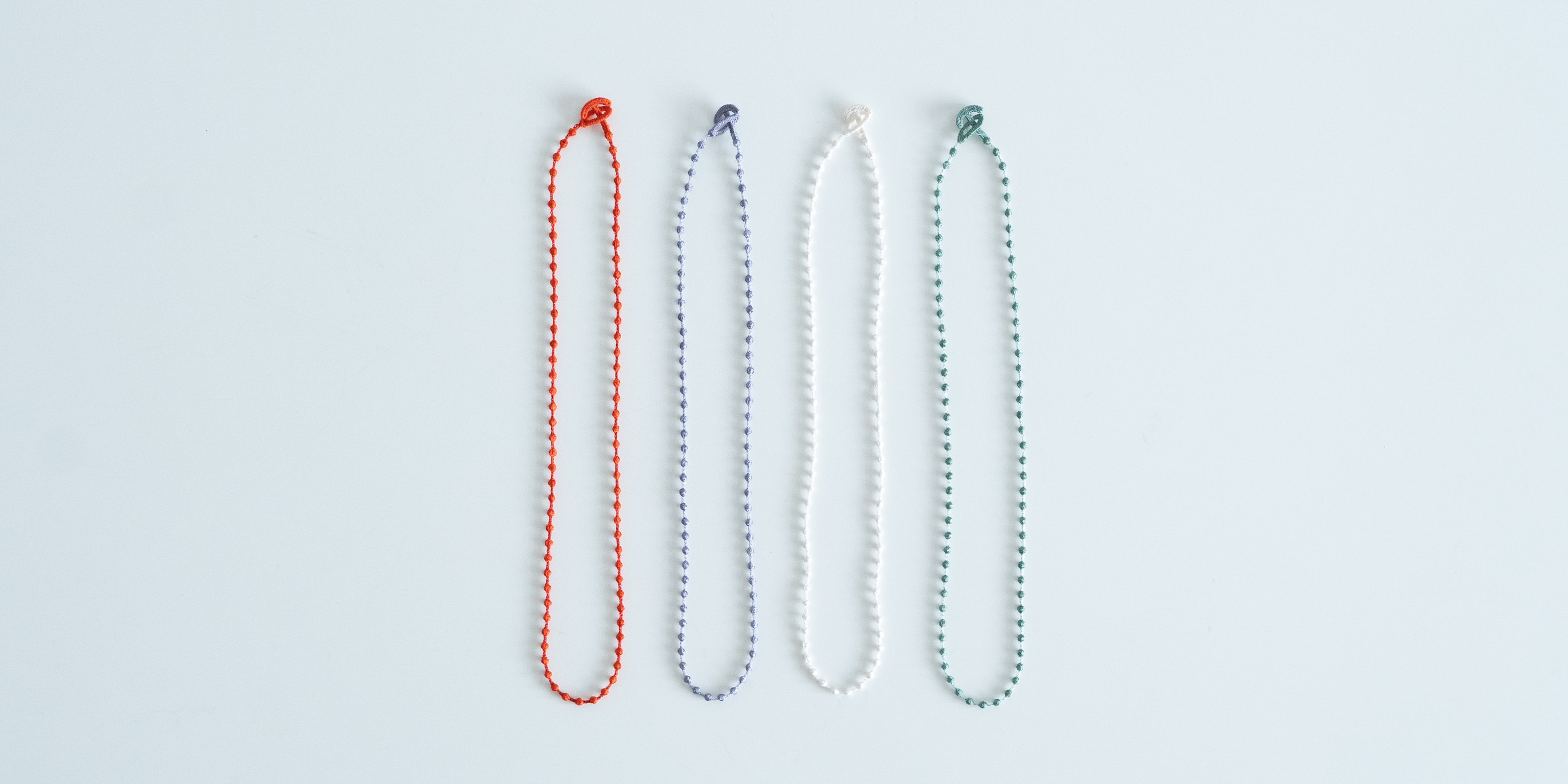 トリプル オゥ・ネックレス・ナノスフィア・セイジグリーン | D&DEPARTMENT