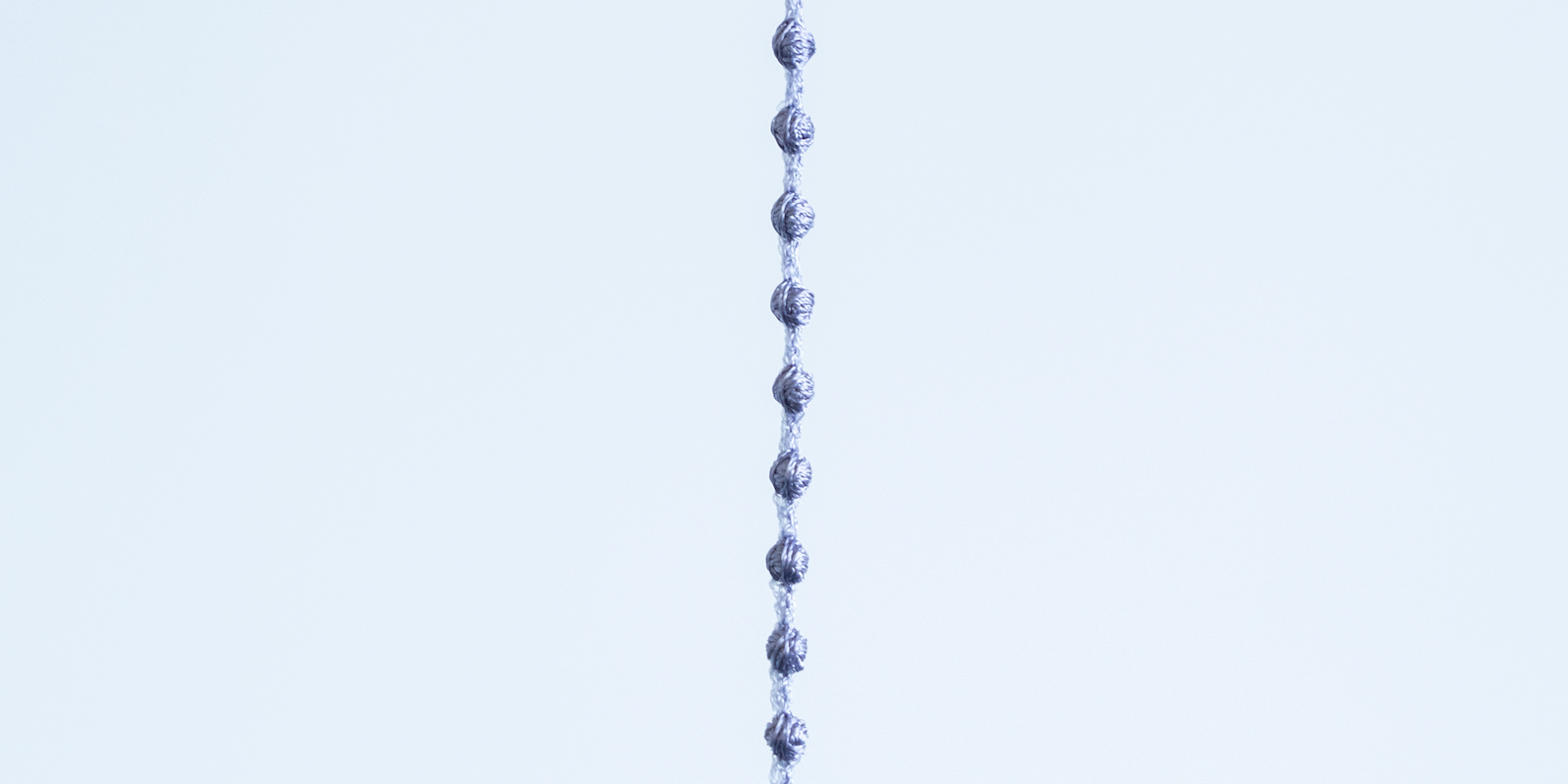 トリプル オゥ・ネックレス・ナノスフィア・スモーキーパープル