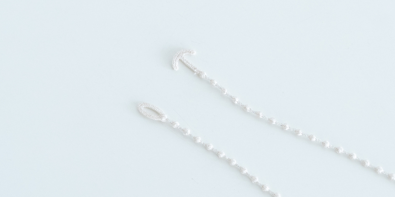 sold out】トリプル オゥ・ネックレス・ナノスフィア・パールホワイト 