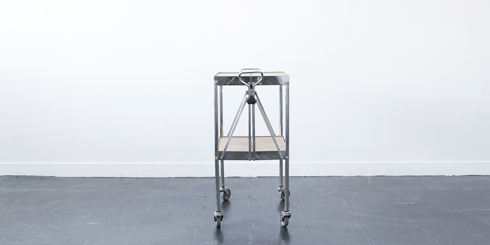 sold out】Folding stainless wagon×lauan（USED） | D&DEPARTMENT