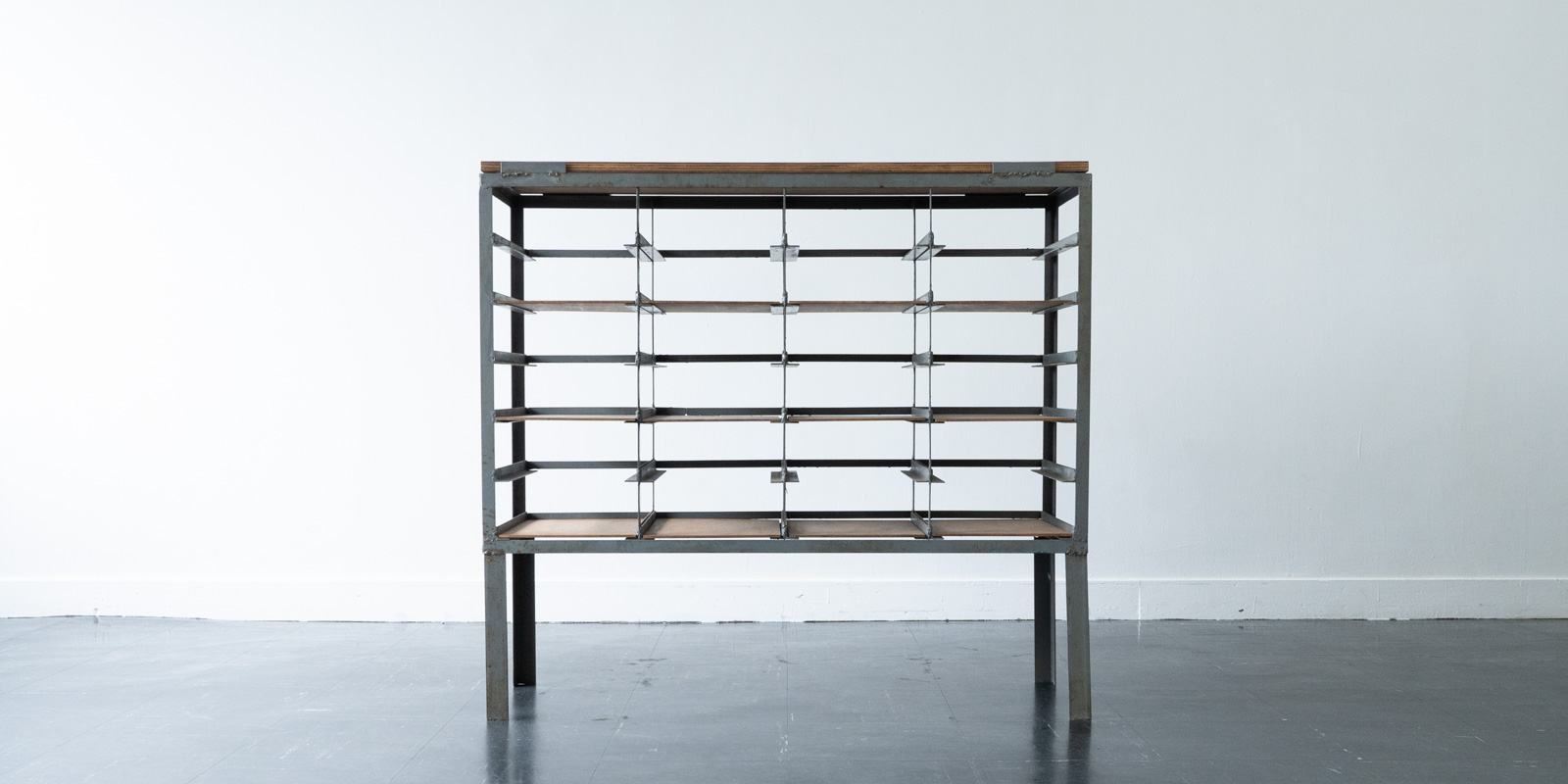 【sold out】Steel tray rack×lauan（USED） D&DEPARTMENT