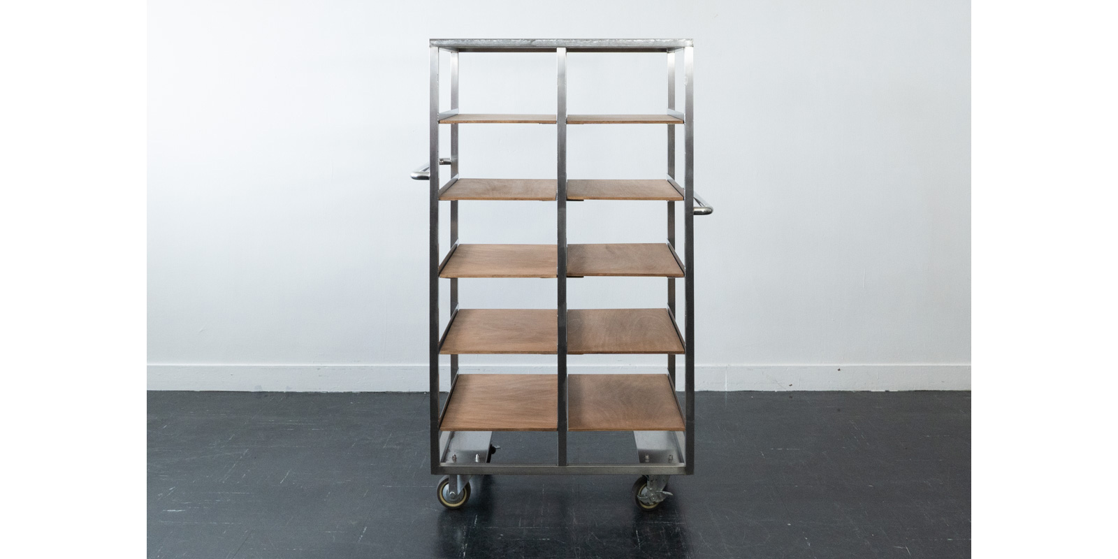 sold out】Stainless tray rack×lauan（USED） | D&DEPARTMENT